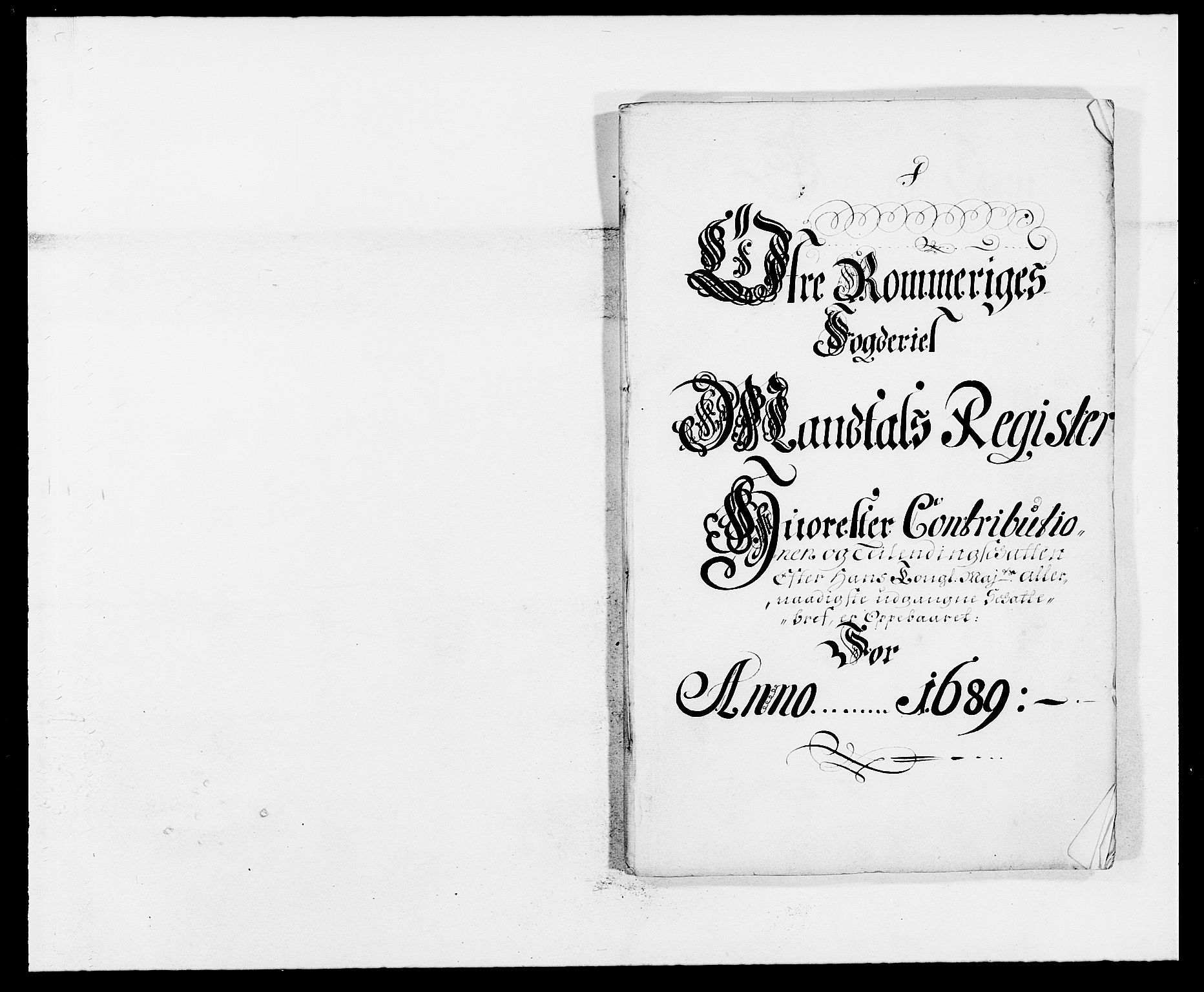 Rentekammeret inntil 1814, Reviderte regnskaper, Fogderegnskap, RA/EA-4092/R12/L0701: Fogderegnskap Øvre Romerike, 1689, p. 89