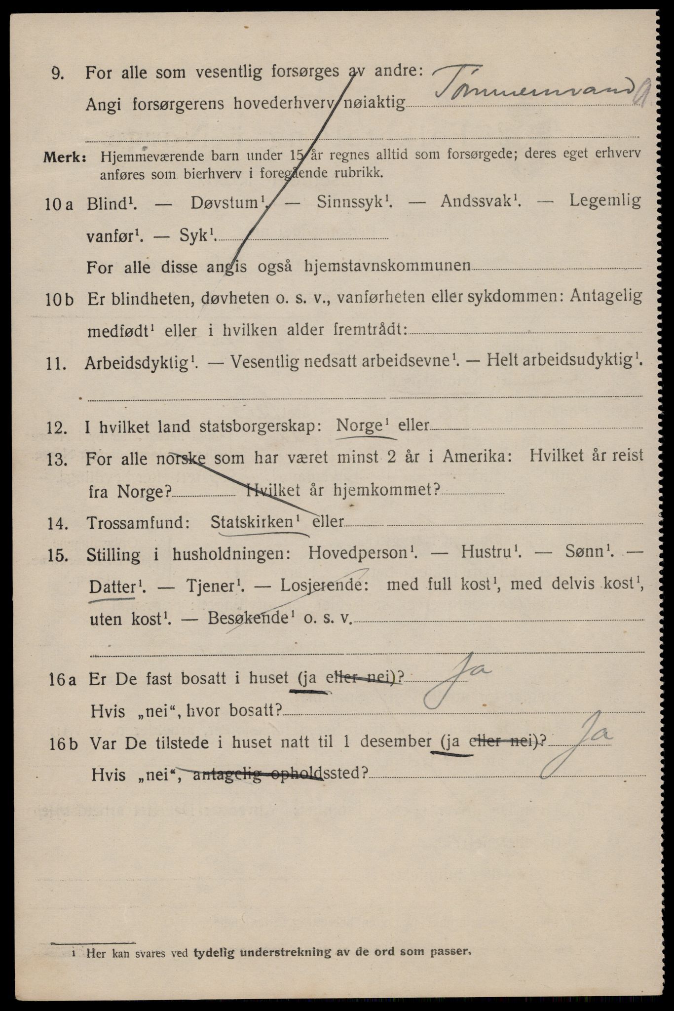 SAST, 1920 census for Skudeneshavn, 1920, p. 1395