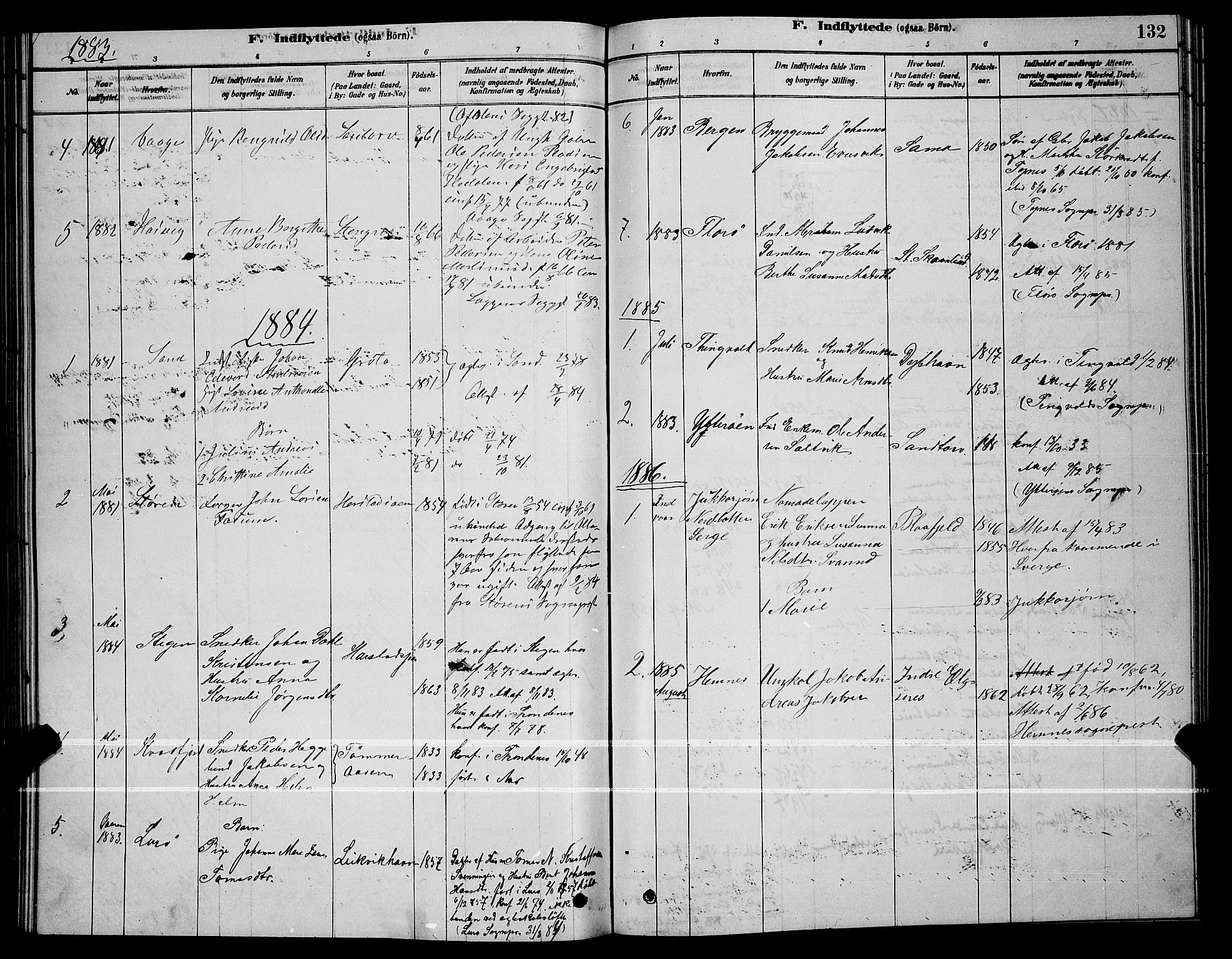 Trondenes sokneprestkontor, SATØ/S-1319/H/Hb/L0010klokker: Parish register (copy) no. 10, 1878-1890, p. 132