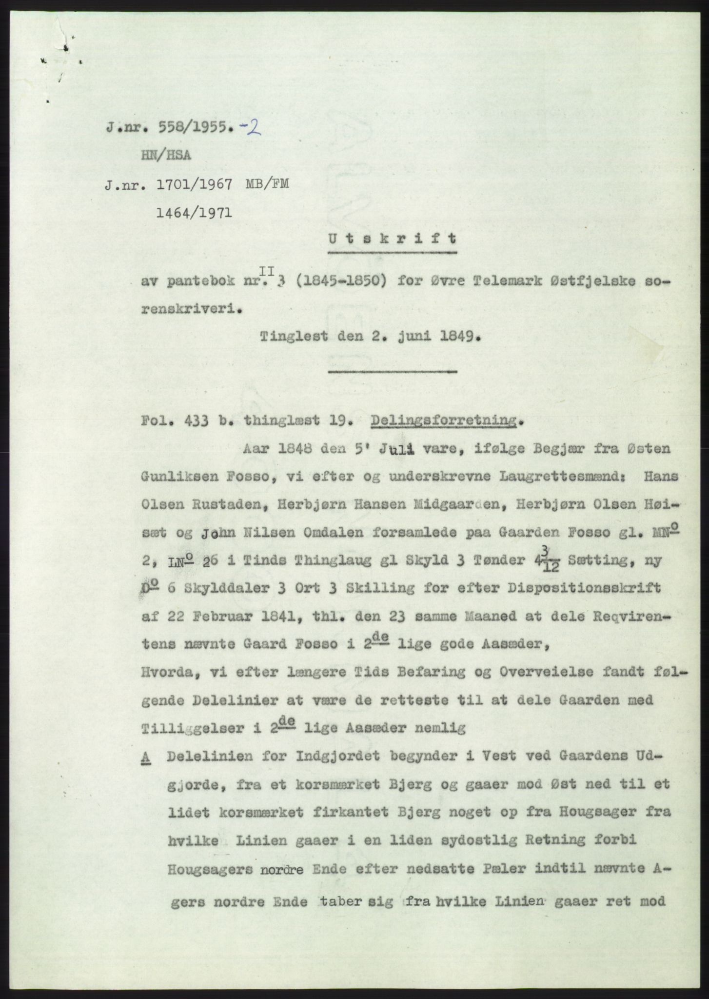 Statsarkivet i Kongsberg, SAKO/A-0001, 1955, p. 331