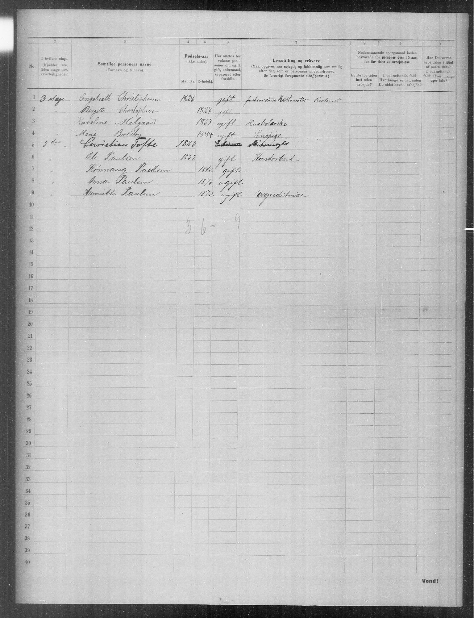 OBA, Municipal Census 1903 for Kristiania, 1903, p. 21738