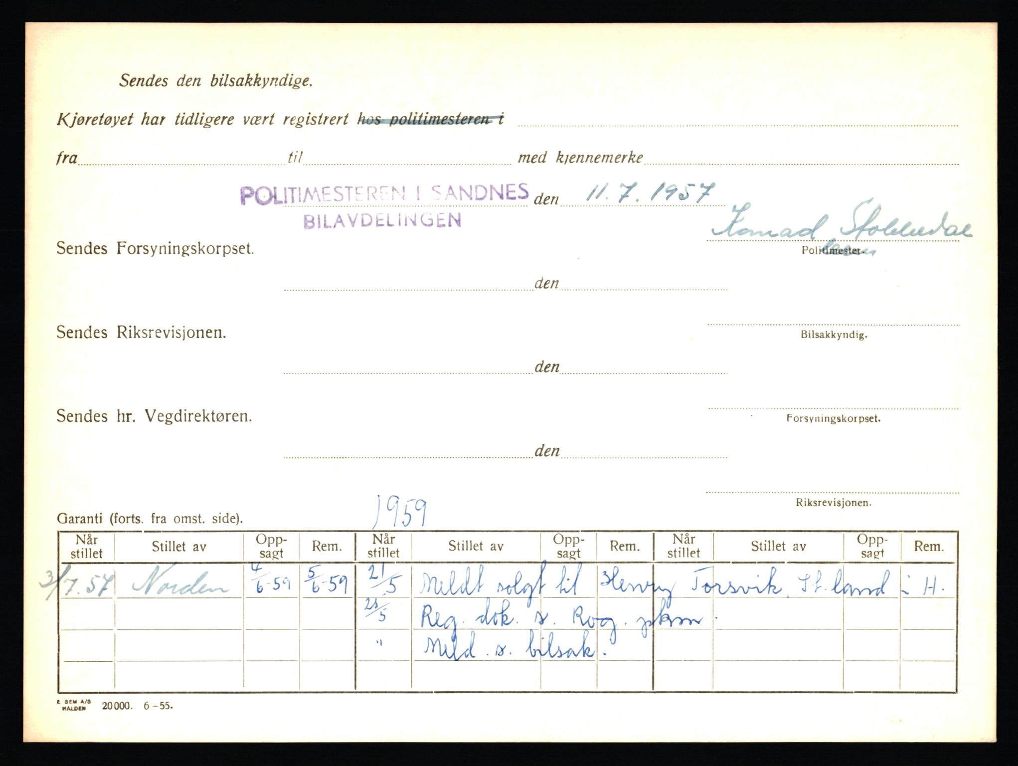 Stavanger trafikkstasjon, AV/SAST-A-101942/0/F/L0035: L-19100 - L-19999, 1930-1971, p. 835