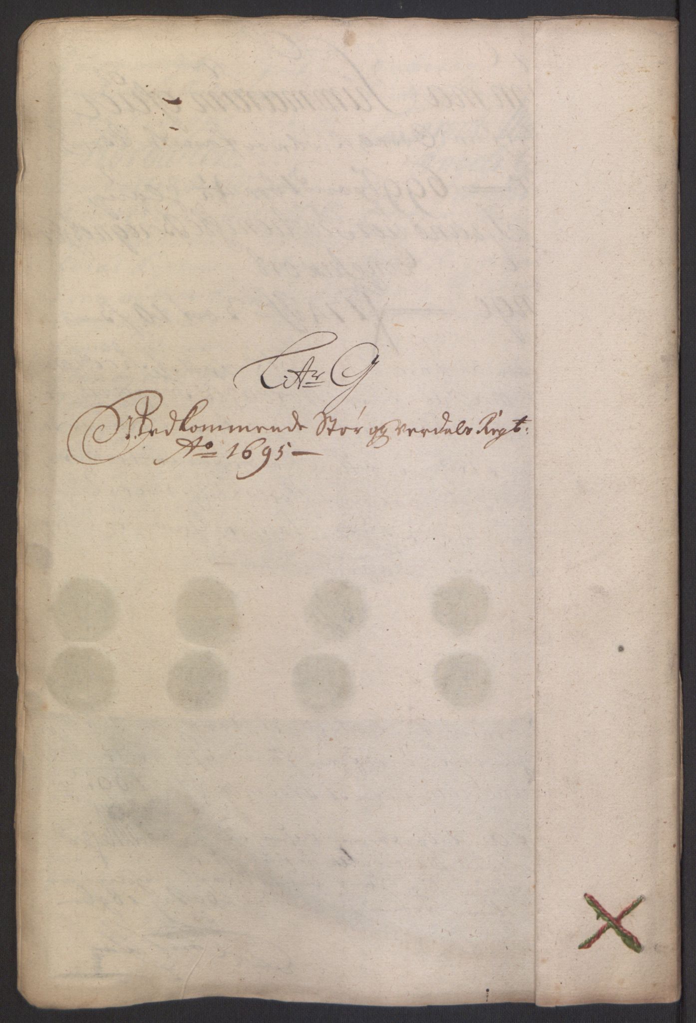 Rentekammeret inntil 1814, Reviderte regnskaper, Fogderegnskap, RA/EA-4092/R62/L4187: Fogderegnskap Stjørdal og Verdal, 1695, p. 119