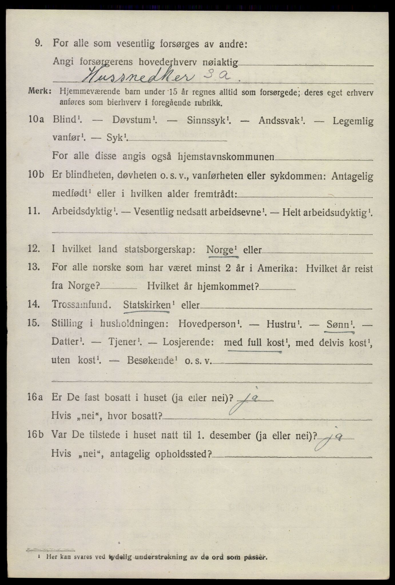 SAKO, 1920 census for Skåtøy, 1920, p. 3117