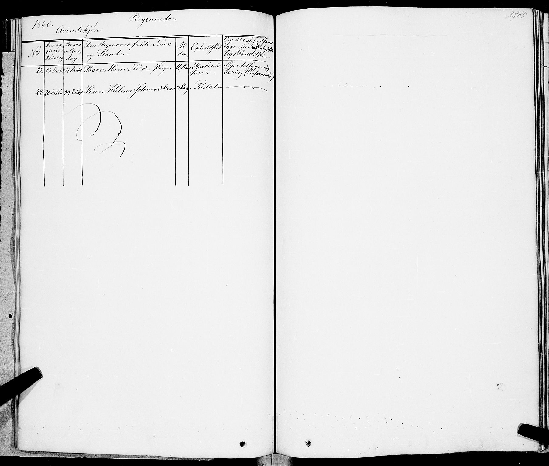 Skiptvet prestekontor Kirkebøker, AV/SAO-A-20009/F/Fa/L0006: Parish register (official) no. 6, 1839-1860, p. 234