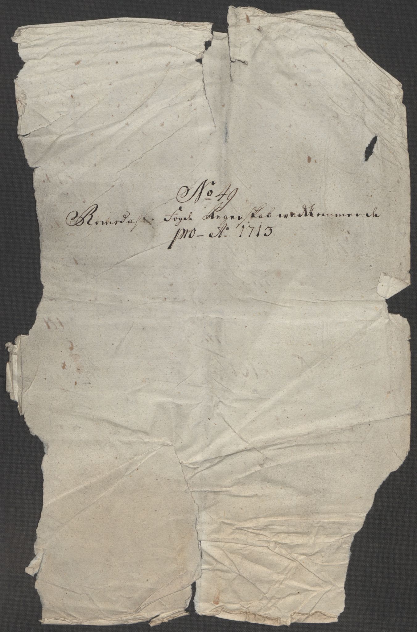 Rentekammeret inntil 1814, Reviderte regnskaper, Fogderegnskap, AV/RA-EA-4092/R55/L3662: Fogderegnskap Romsdal, 1713-1714, p. 276