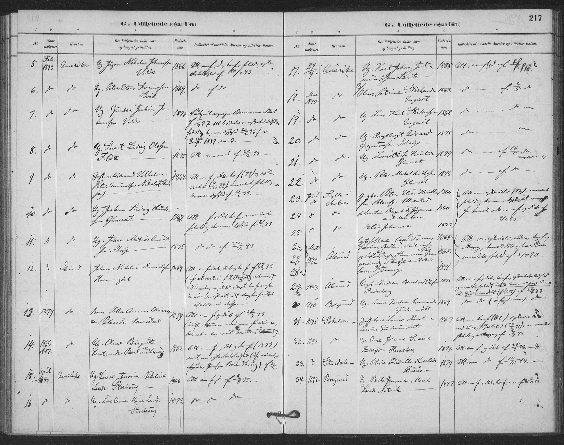 Ministerialprotokoller, klokkerbøker og fødselsregistre - Møre og Romsdal, AV/SAT-A-1454/524/L0356: Parish register (official) no. 524A08, 1880-1899, p. 217