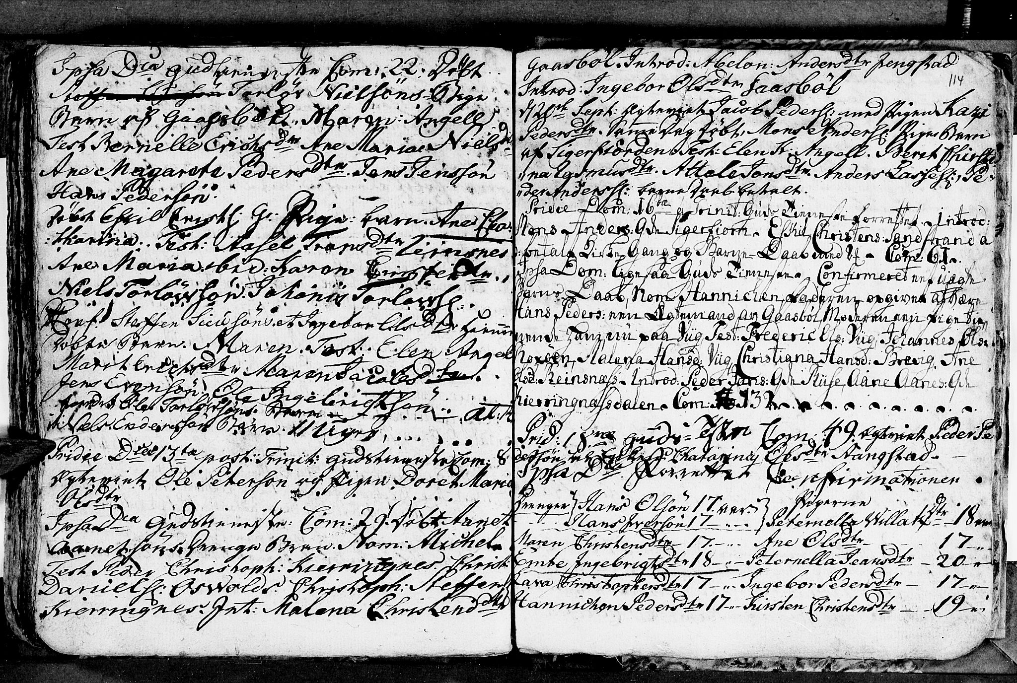 Ministerialprotokoller, klokkerbøker og fødselsregistre - Nordland, SAT/A-1459/895/L1366: Parish register (official) no. 895A01, 1730-1794, p. 114