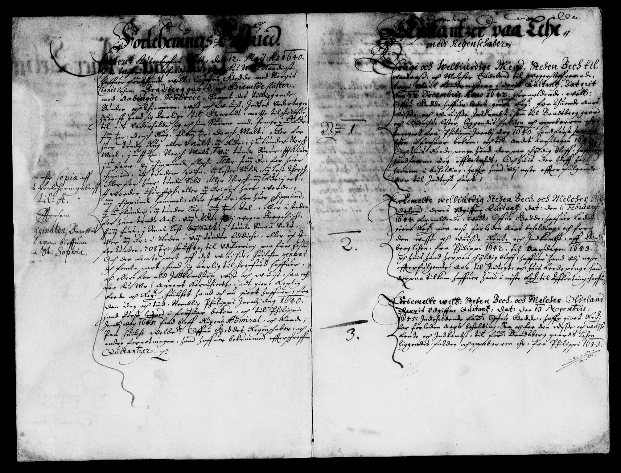 Rentekammeret inntil 1814, Reviderte regnskaper, Lensregnskaper, AV/RA-EA-5023/R/Rb/Rbp/L0031: Bratsberg len, 1644-1645