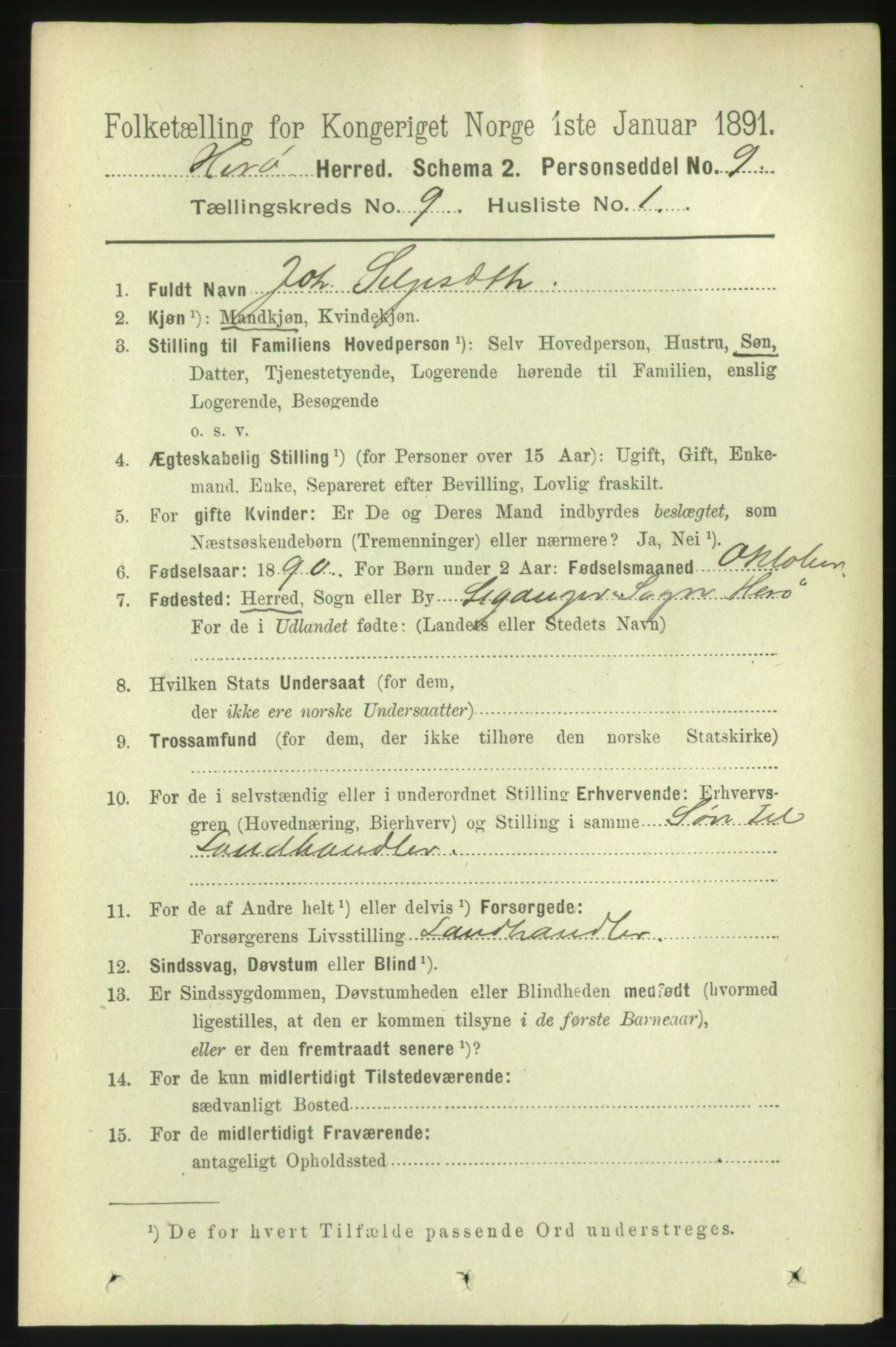 RA, 1891 census for 1515 Herøy, 1891, p. 3626