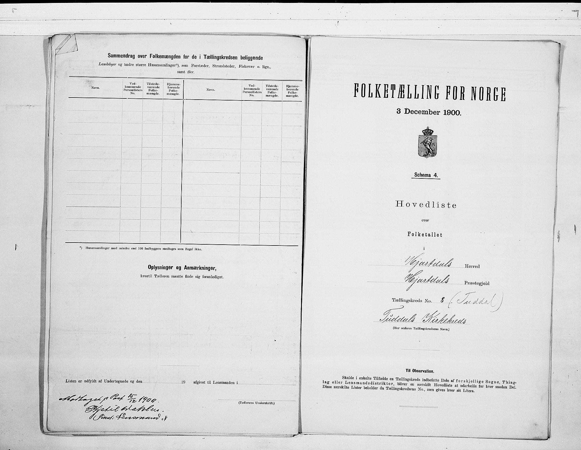 SAKO, 1900 census for Hjartdal, 1900, p. 18