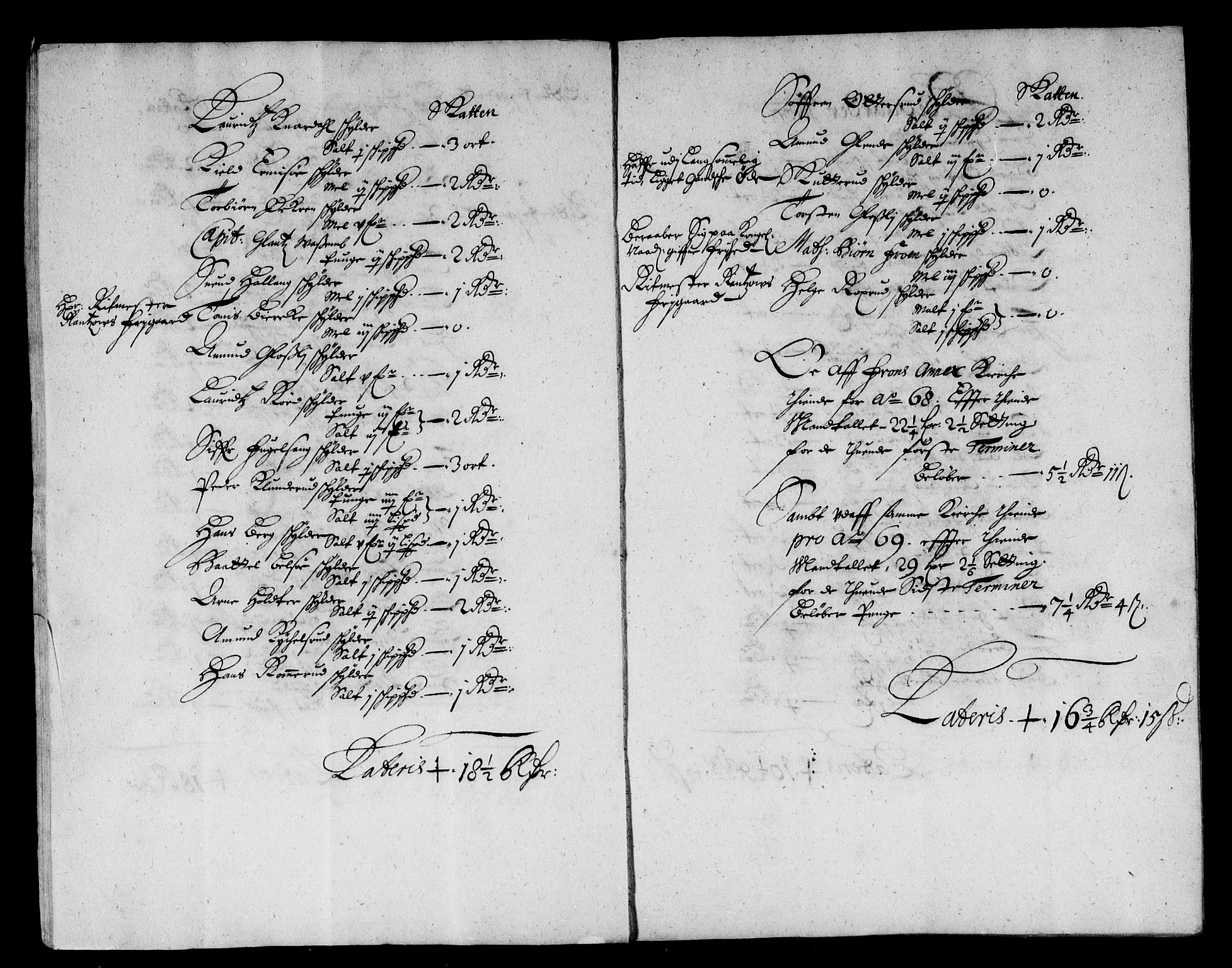 Rentekammeret inntil 1814, Reviderte regnskaper, Stiftamtstueregnskaper, Landkommissariatet på Akershus og Akershus stiftamt, AV/RA-EA-5869/R/Rb/L0066: Akershus stiftamt, 1668-1669