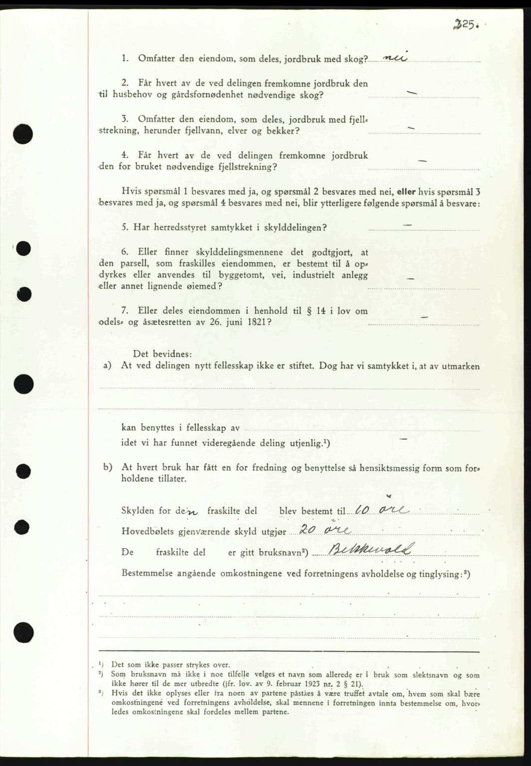 Eiker, Modum og Sigdal sorenskriveri, SAKO/A-123/G/Ga/Gab/L0043: Mortgage book no. A13, 1940-1941, Diary no: : 327/1941