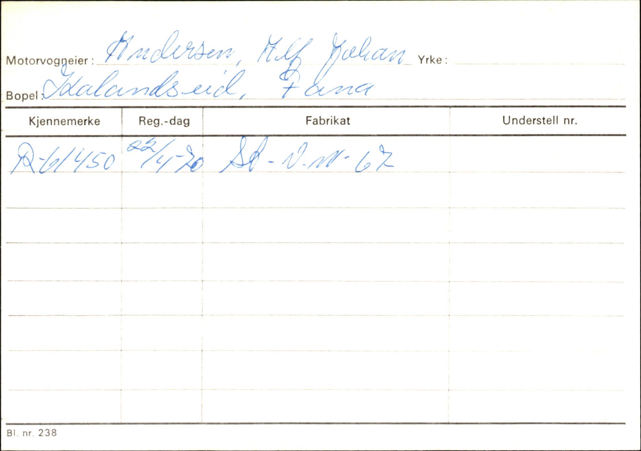 Statens vegvesen, Hordaland vegkontor, AV/SAB-A-5201/2/Ha/L0001: R-eierkort A, 1920-1971, p. 945