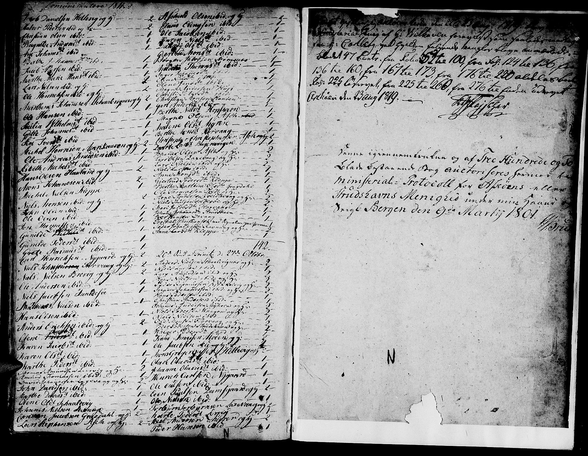 Askøy Sokneprestembete, AV/SAB-A-74101/H/Ha/Haa/Haaa/L0002: Parish register (official) no. A 2, 1801-1818, p. 277