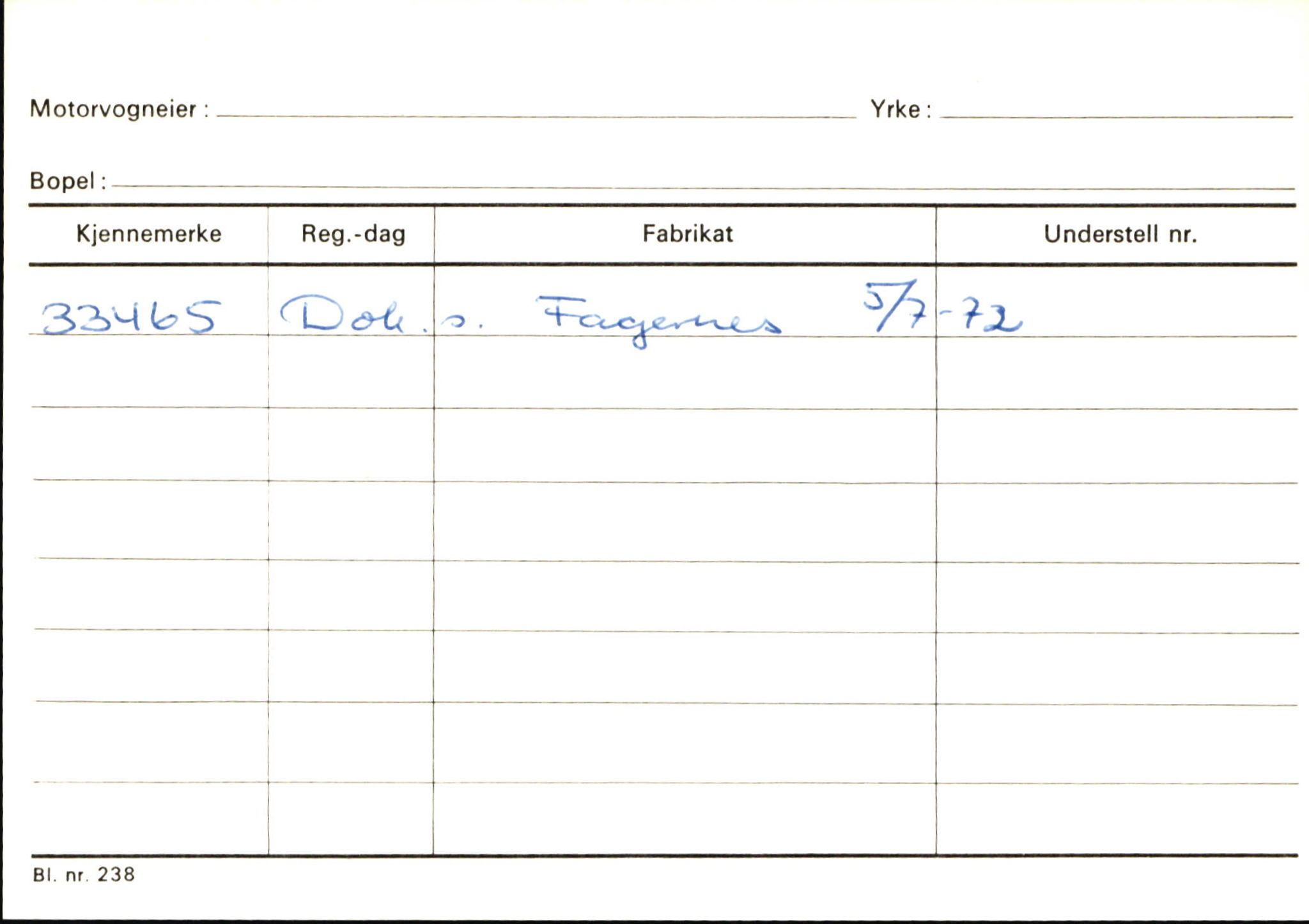 Statens vegvesen, Sogn og Fjordane vegkontor, SAB/A-5301/4/F/L0145: Registerkort Vågsøy S-Å. Årdal I-P, 1945-1975, p. 1672