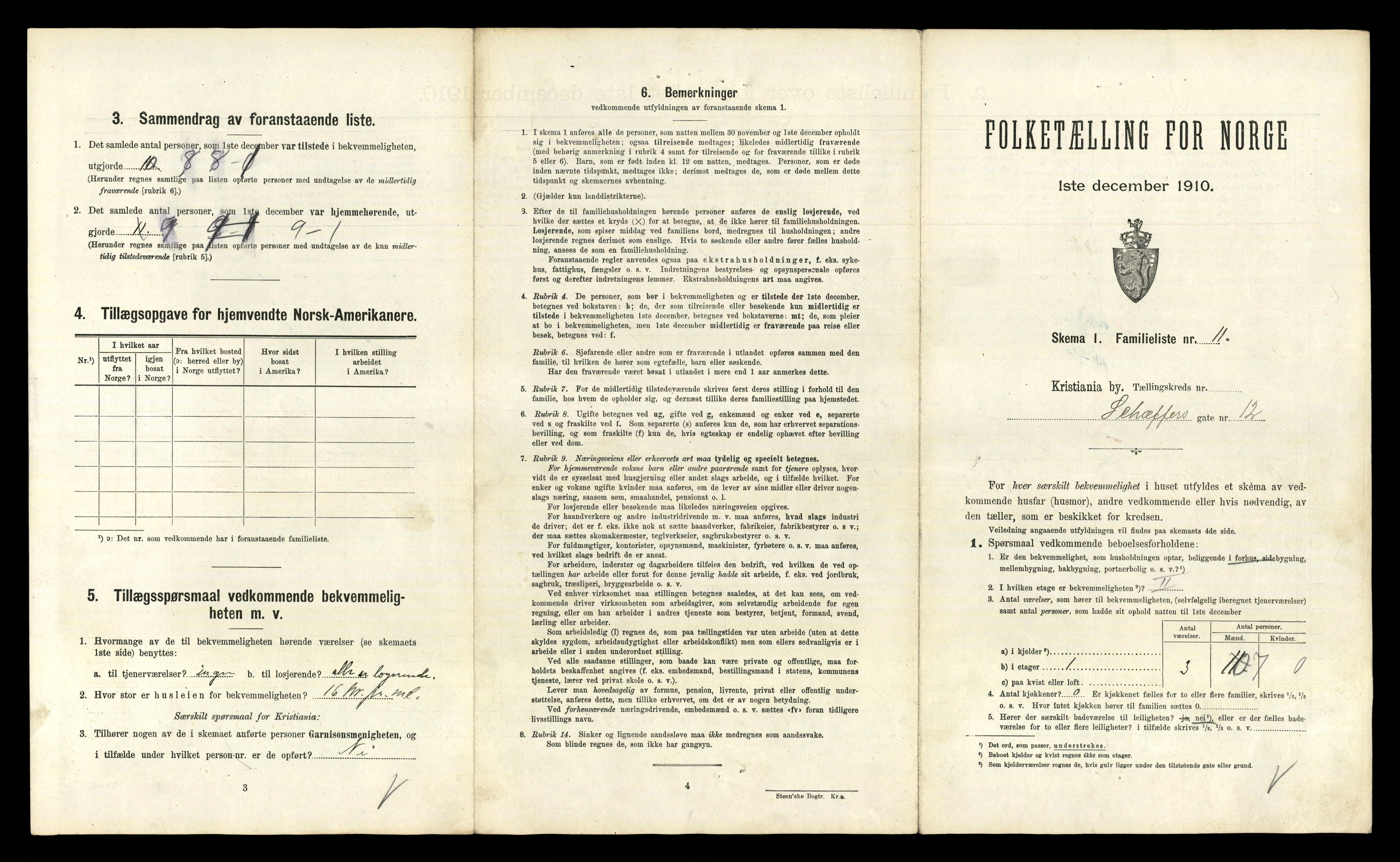 RA, 1910 census for Kristiania, 1910, p. 89113