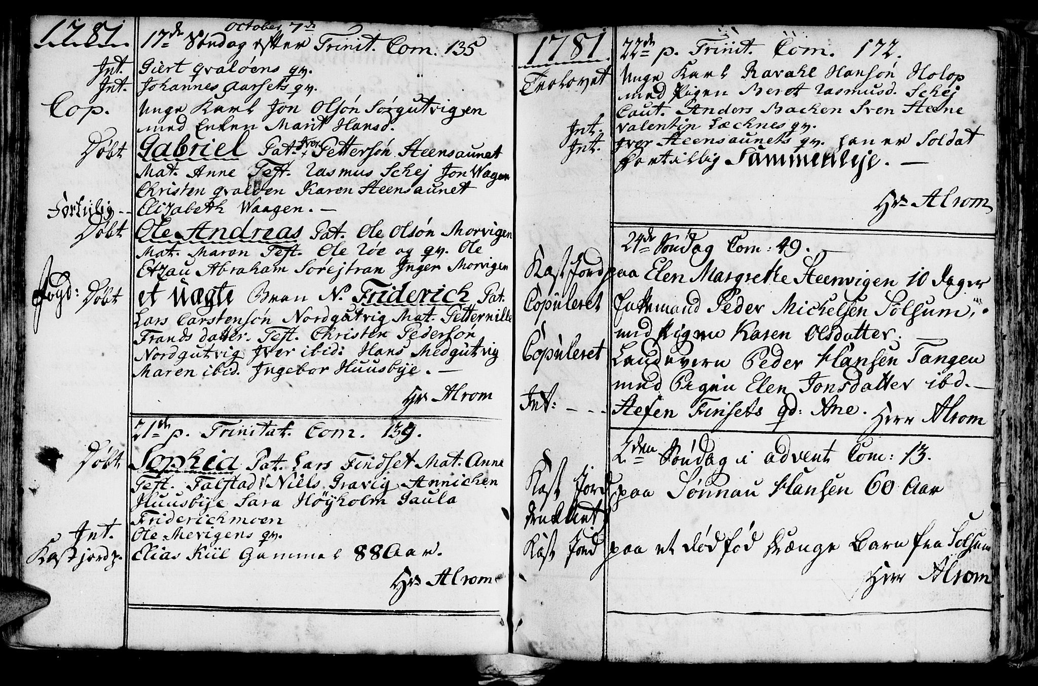 Ministerialprotokoller, klokkerbøker og fødselsregistre - Nord-Trøndelag, SAT/A-1458/788/L0694: Parish register (official) no. 788A01, 1710-1805