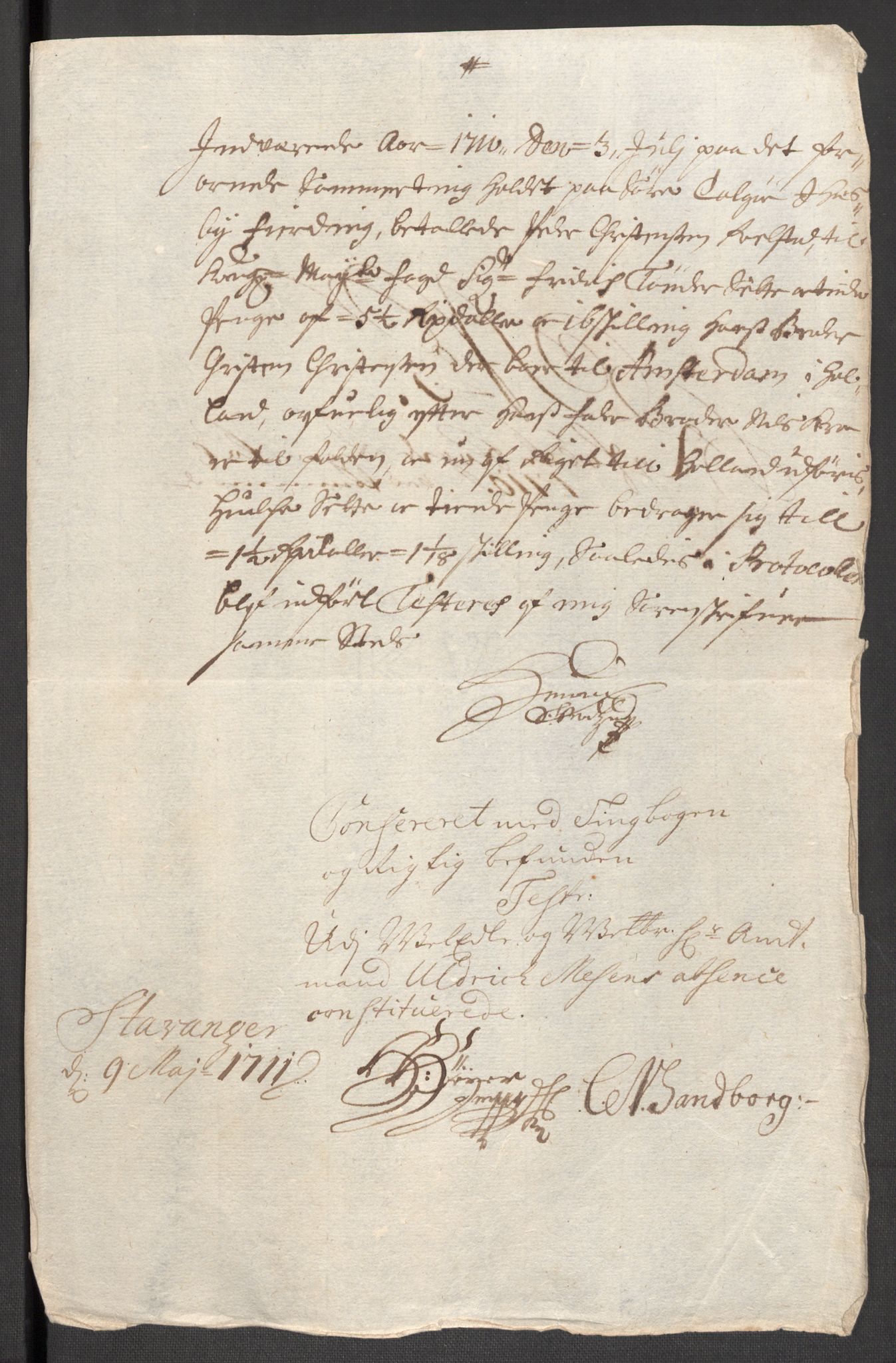 Rentekammeret inntil 1814, Reviderte regnskaper, Fogderegnskap, AV/RA-EA-4092/R47/L2862: Fogderegnskap Ryfylke, 1710, p. 32