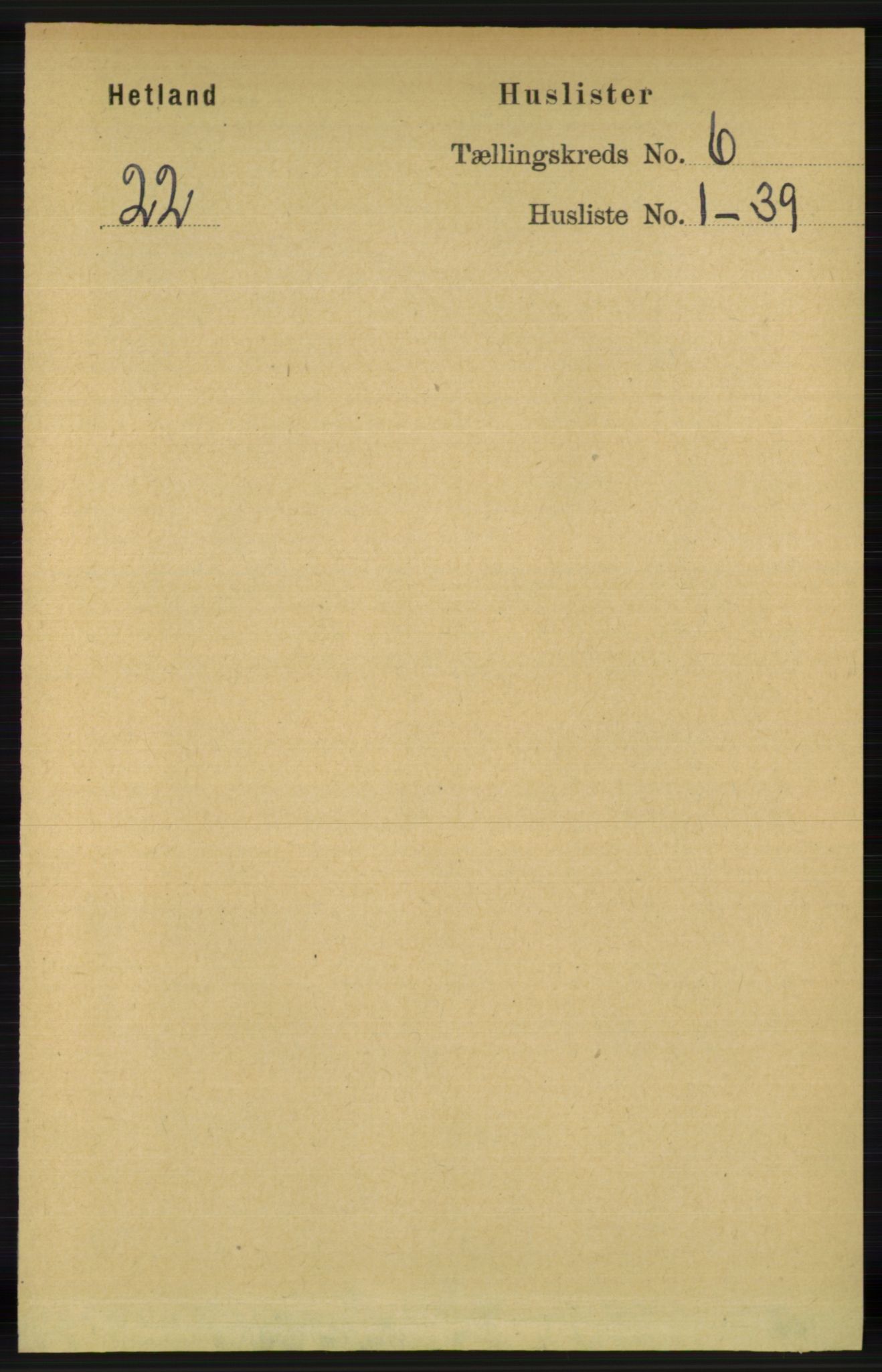 RA, 1891 census for 1126 Hetland, 1891, p. 3353