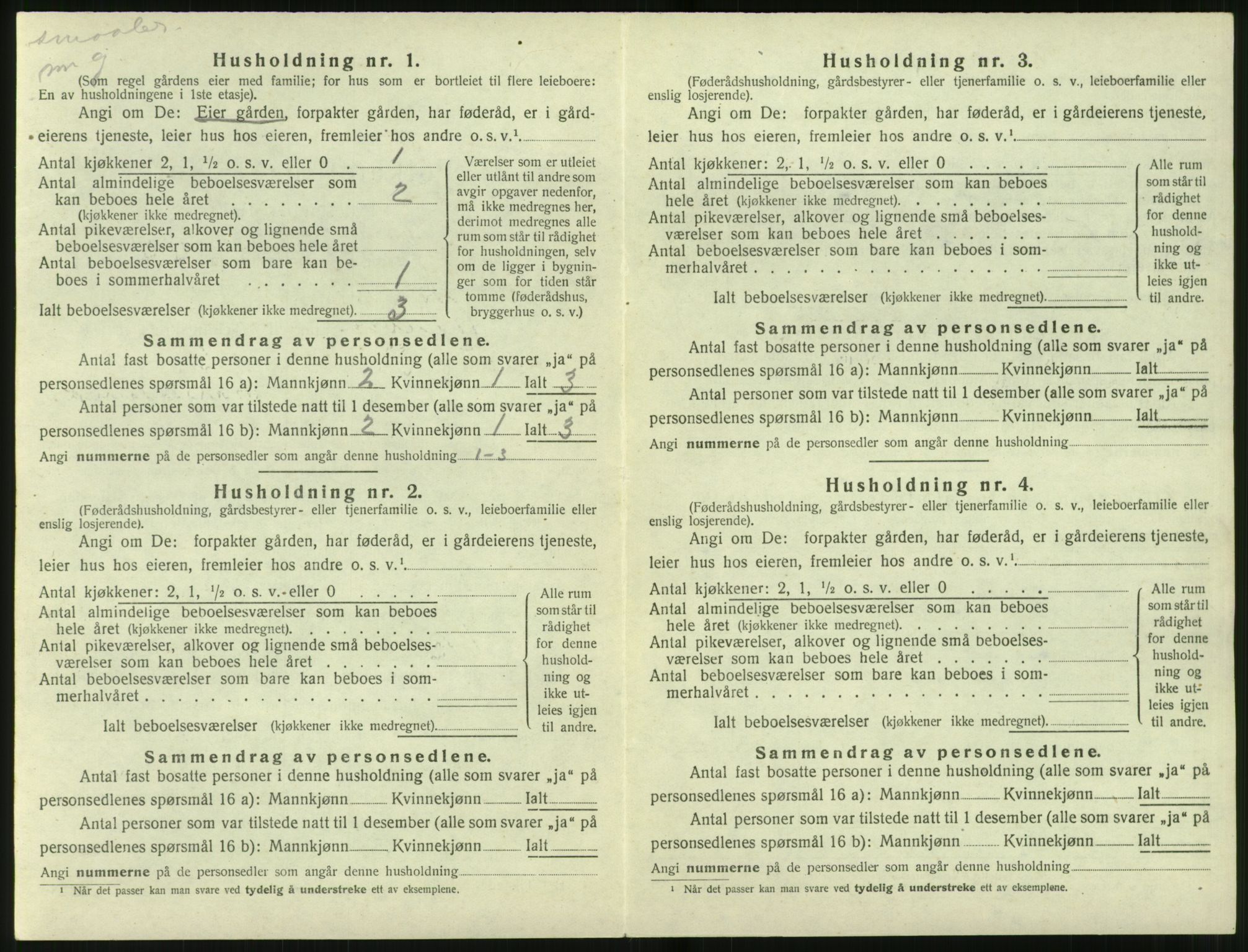 SAT, 1920 census for Ørsta, 1920, p. 923