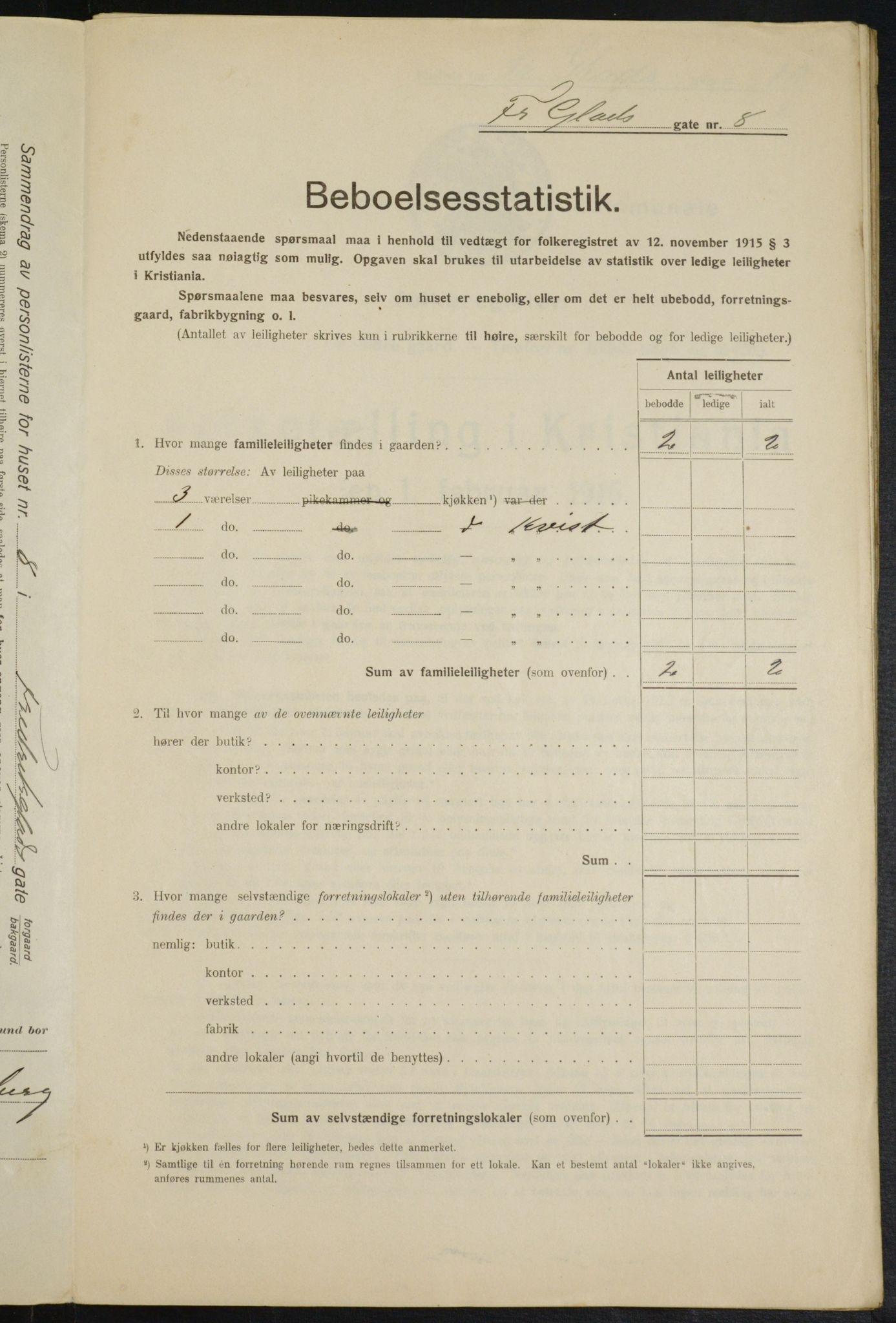 OBA, Municipal Census 1916 for Kristiania, 1916, p. 26917