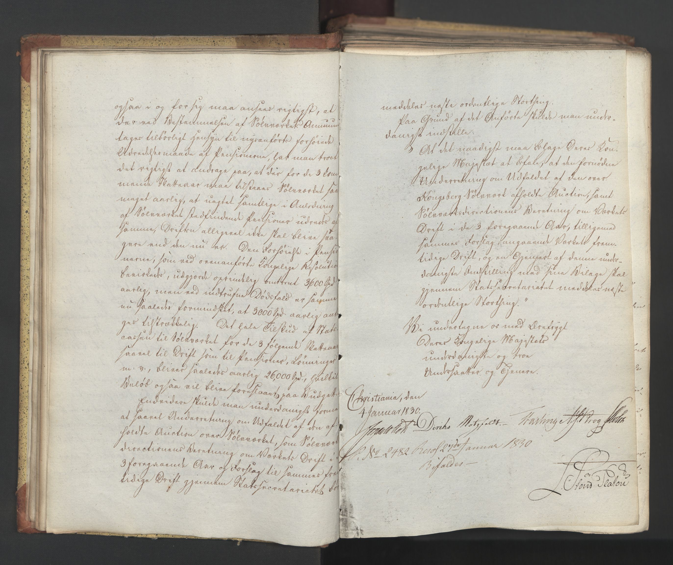Statsrådsavdelingen i Stockholm, AV/RA-S-1003/D/Da/L0063: Regjeringsinnstillinger nr. 1788-1889, 1830, p. 40