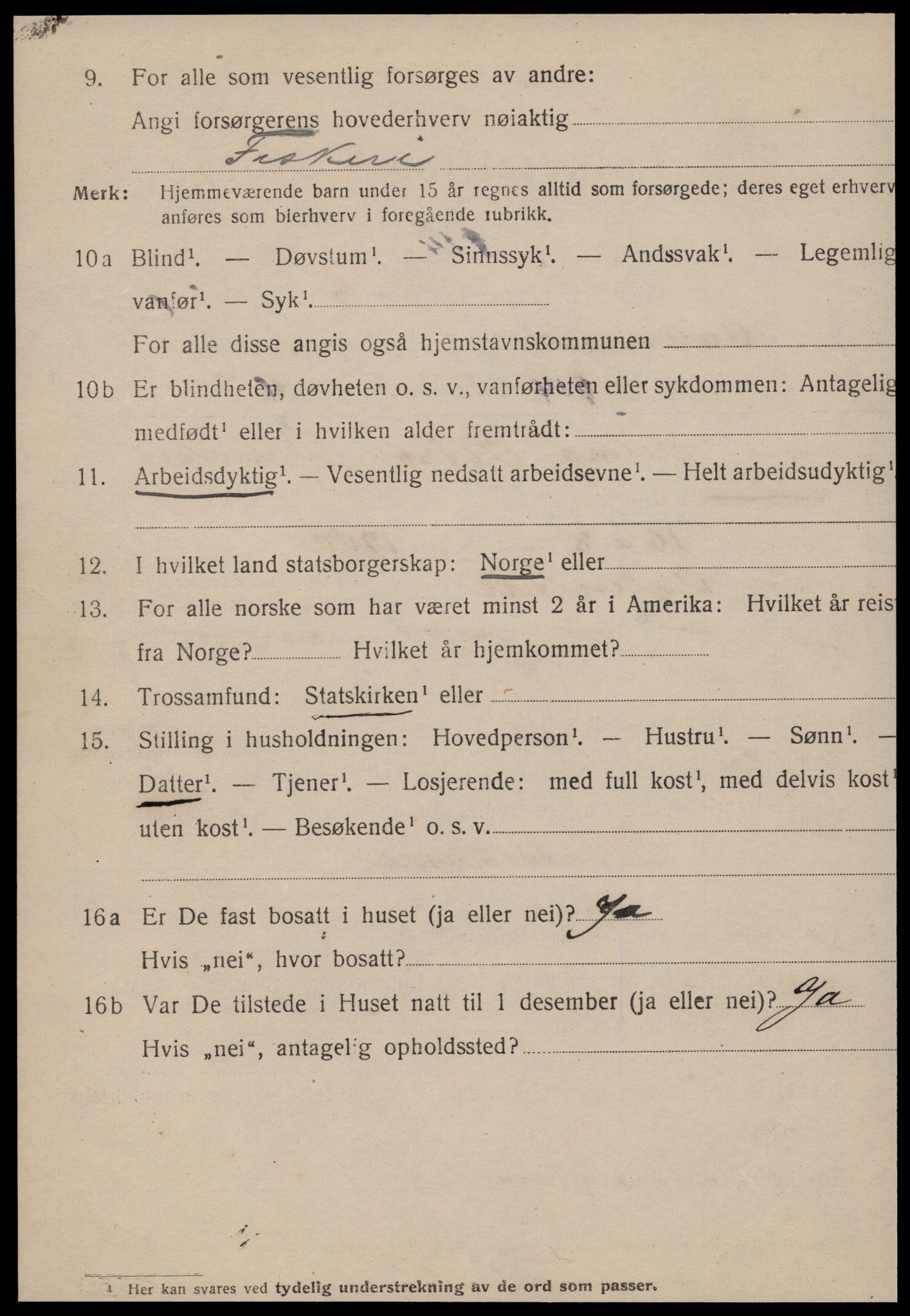 SAT, 1920 census for Ålesund, 1920, p. 18081