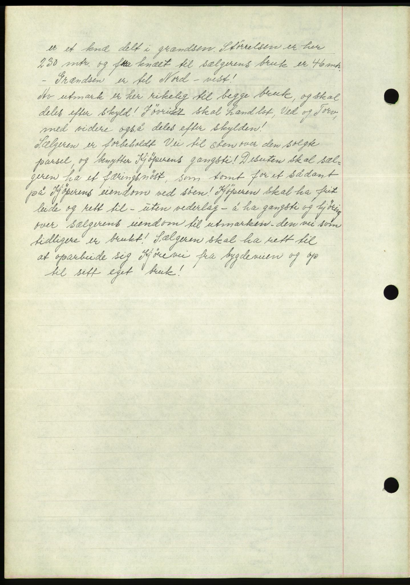 Søre Sunnmøre sorenskriveri, AV/SAT-A-4122/1/2/2C/L0065: Mortgage book no. 59, 1938-1938, Diary no: : 230/1938