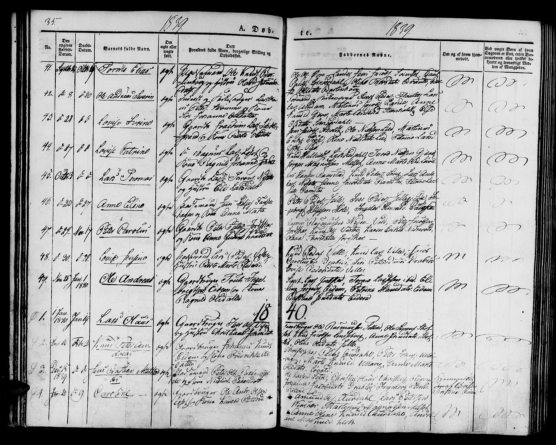 Ministerialprotokoller, klokkerbøker og fødselsregistre - Møre og Romsdal, SAT/A-1454/522/L0311: Parish register (official) no. 522A06, 1832-1842, p. 35