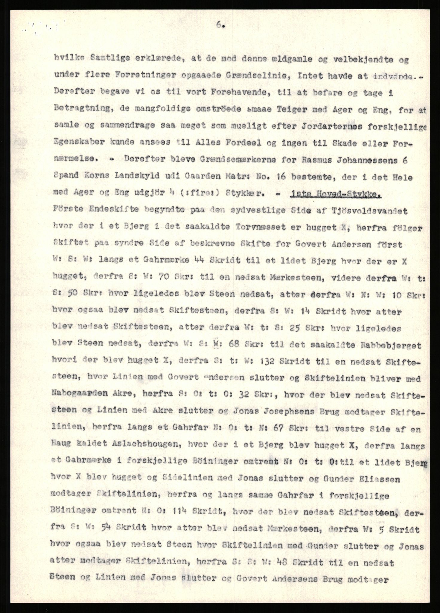 Statsarkivet i Stavanger, AV/SAST-A-101971/03/Y/Yj/L0087: Avskrifter sortert etter gårdsnavn: Tjemsland nordre - Todhammer, 1750-1930, p. 352