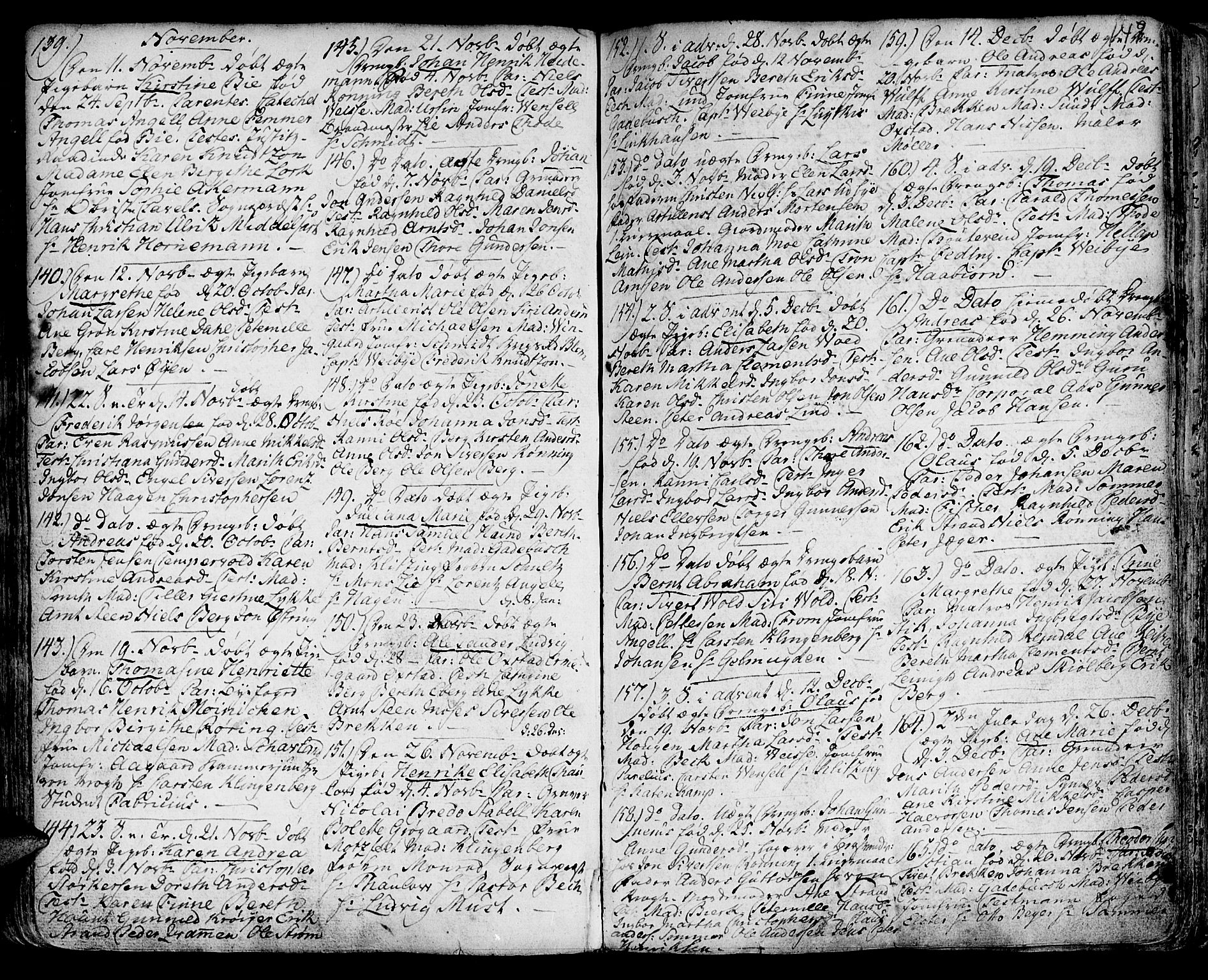 Ministerialprotokoller, klokkerbøker og fødselsregistre - Sør-Trøndelag, SAT/A-1456/601/L0039: Parish register (official) no. 601A07, 1770-1819, p. 147