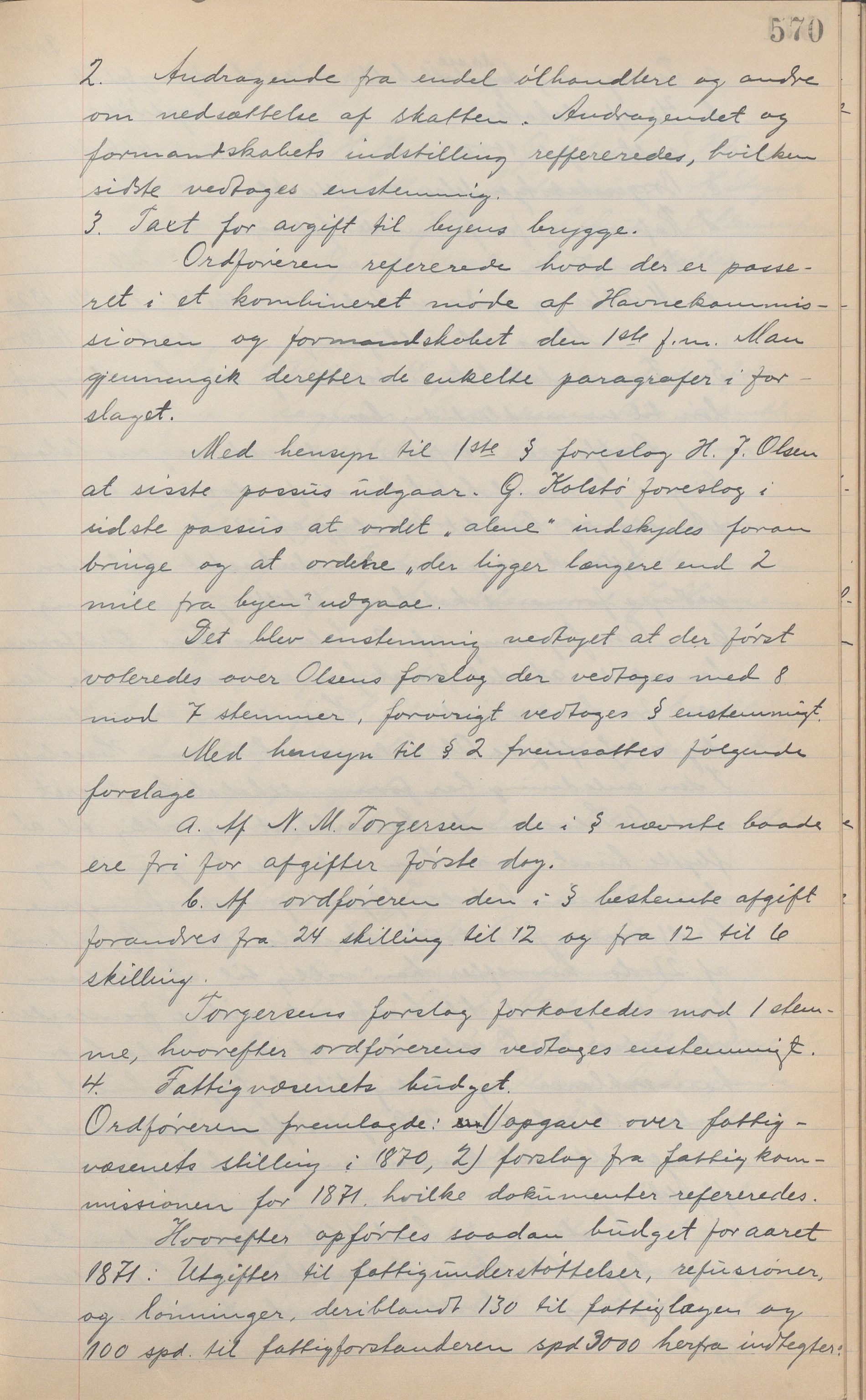 Haugesund kommune - Formannskapet, IKAR/X-0001/A/L0002: Transkribert møtebok, 1855-1874, p. 570