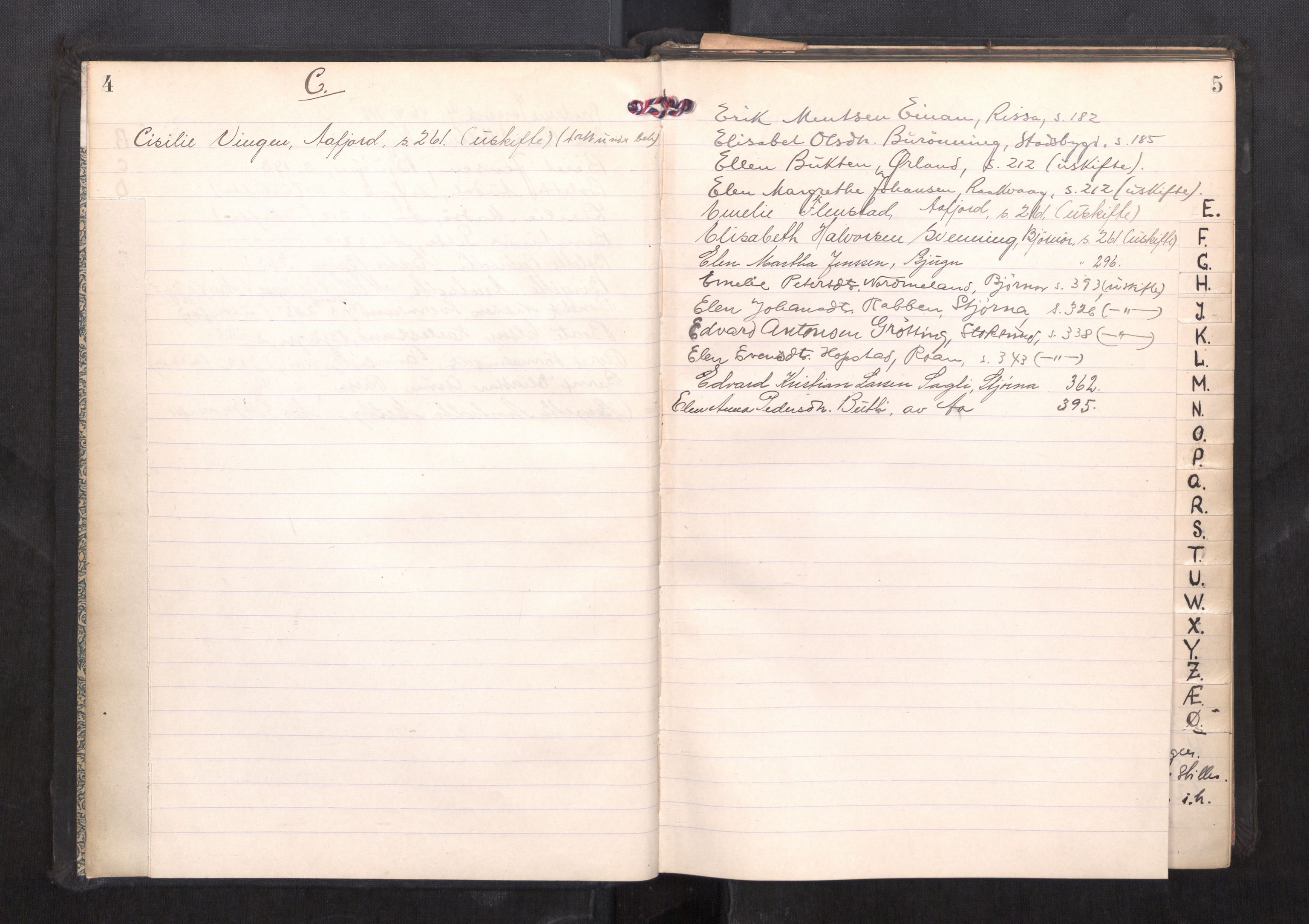 Fosen sorenskriveri, AV/SAT-A-1107/1/3/3B/L0014: Skiftebehandlingsprotokoll, 1927-1929, p. 4-5