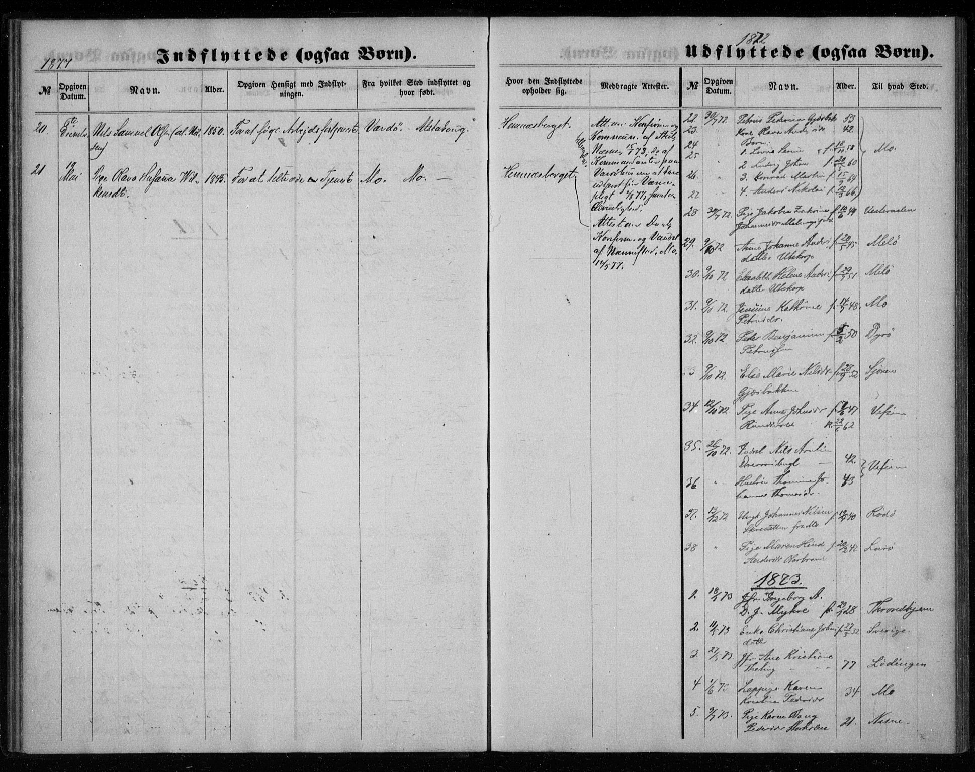 Ministerialprotokoller, klokkerbøker og fødselsregistre - Nordland, AV/SAT-A-1459/825/L0360: Parish register (official) no. 825A14, 1860-1886