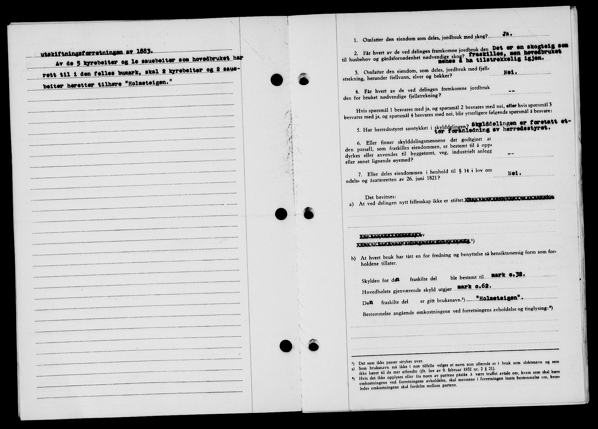Flekkefjord sorenskriveri, SAK/1221-0001/G/Gb/Gba/L0064: Mortgage book no. A-12, 1948-1949, Diary no: : 102/1949