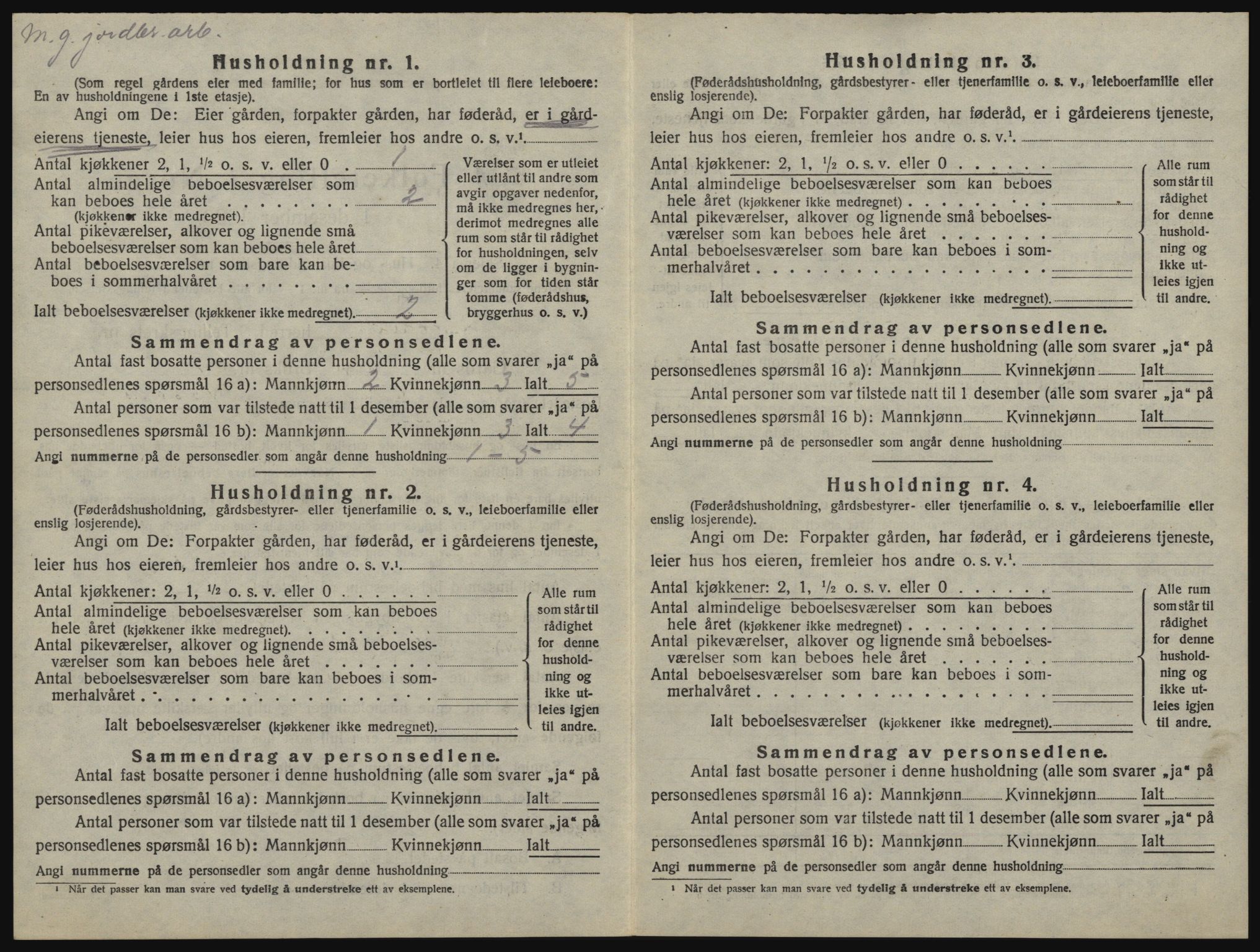 SAO, 1920 census for Ås, 1920, p. 1117