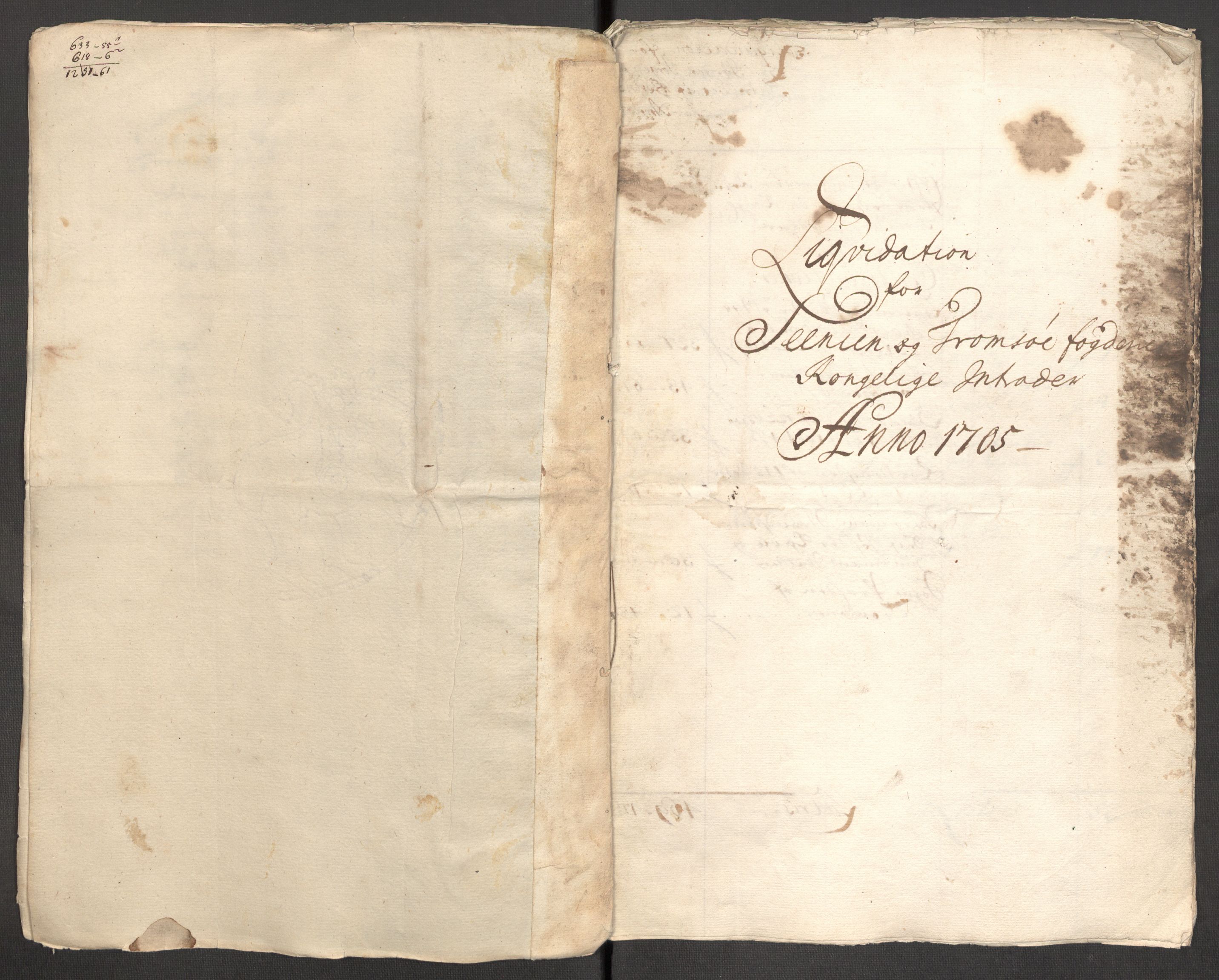 Rentekammeret inntil 1814, Reviderte regnskaper, Fogderegnskap, AV/RA-EA-4092/R68/L4756: Fogderegnskap Senja og Troms, 1705-1707, p. 8