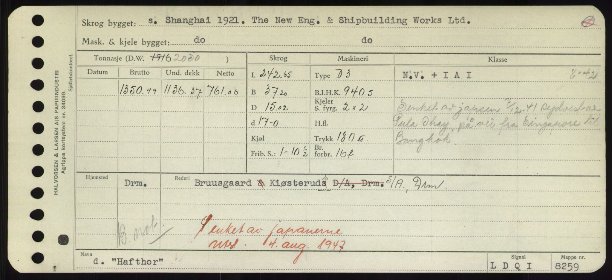 Sjøfartsdirektoratet med forløpere, Skipsmålingen, AV/RA-S-1627/H/Hd/L0014: Fartøy, H-Havl, p. 63