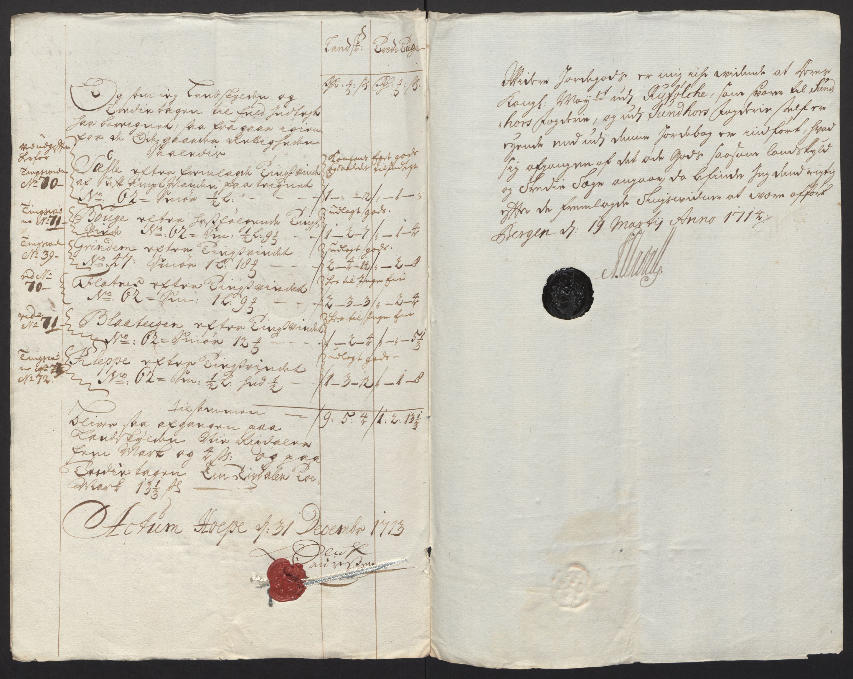 Rentekammeret inntil 1814, Reviderte regnskaper, Fogderegnskap, AV/RA-EA-4092/R48/L2989: Fogderegnskap Sunnhordland og Hardanger, 1713, p. 256