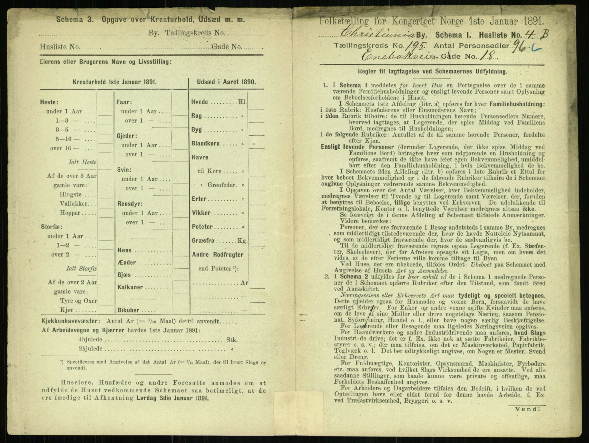 RA, 1891 census for 0301 Kristiania, 1891, p. 117450