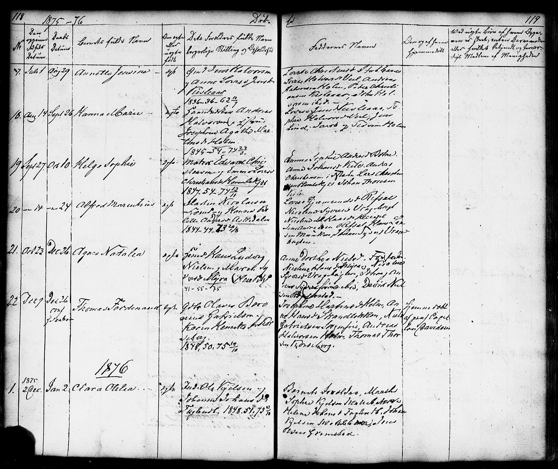 Borge prestekontor Kirkebøker, AV/SAO-A-10903/F/Fb/L0002: Parish register (official) no. II 2, 1853-1877, p. 118-119