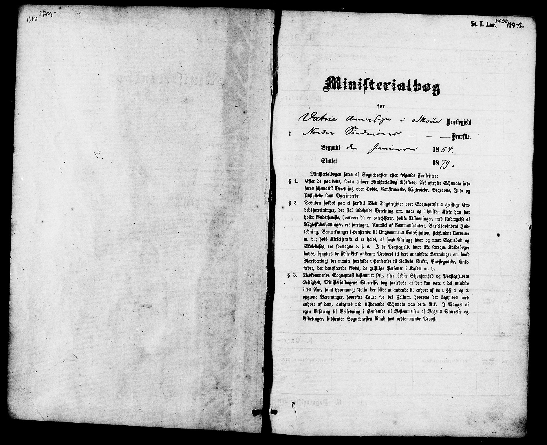 Ministerialprotokoller, klokkerbøker og fødselsregistre - Møre og Romsdal, SAT/A-1454/525/L0373: Parish register (official) no. 525A03, 1864-1879