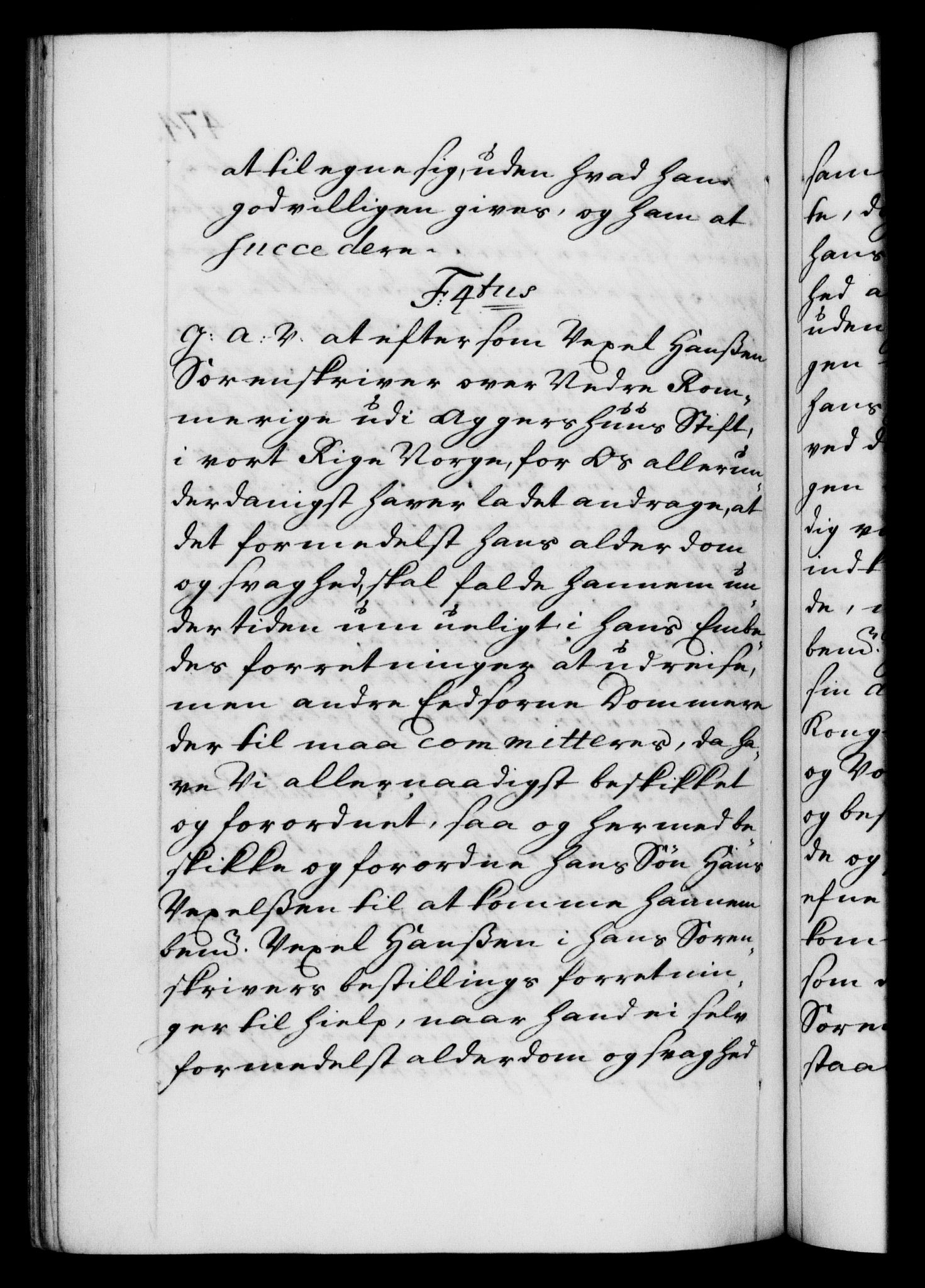 Danske Kanselli 1572-1799, AV/RA-EA-3023/F/Fc/Fca/Fcaa/L0020: Norske registre, 1708-1711, p. 474b