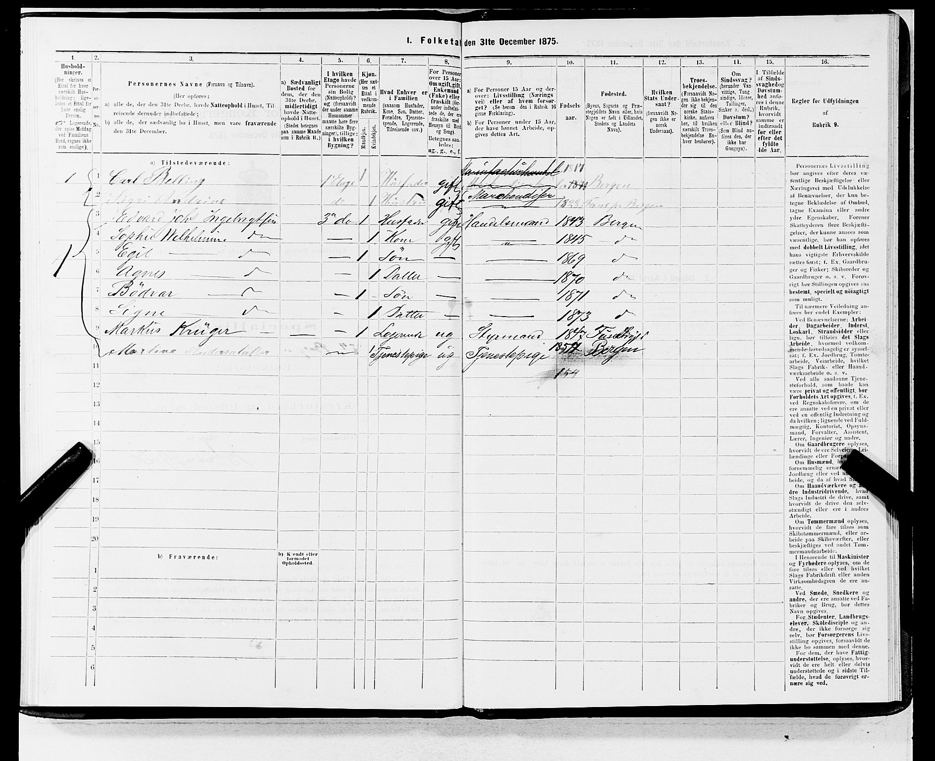 SAB, 1875 census for 1301 Bergen, 1875, p. 3171