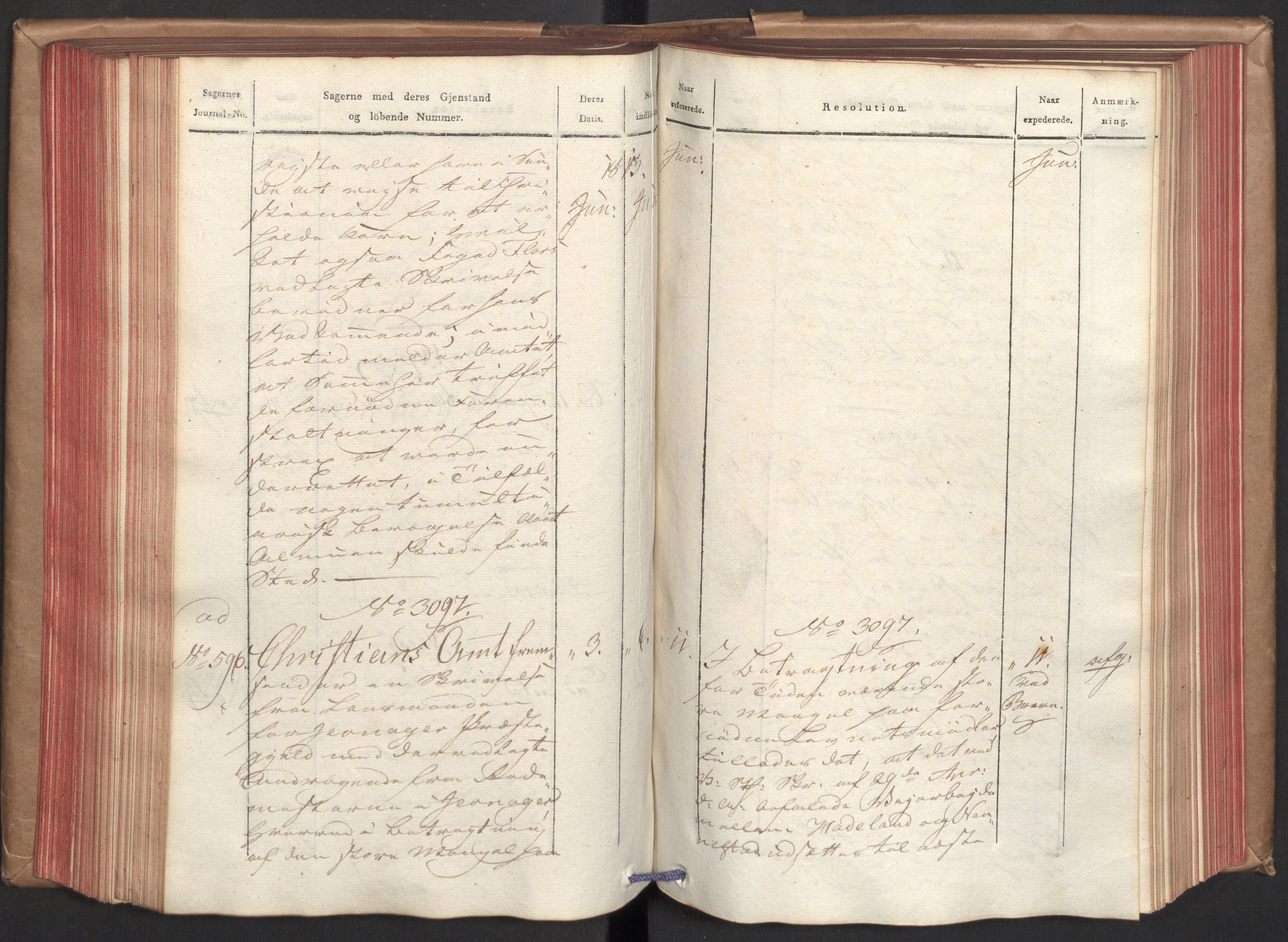 Stattholderembetet 1810-1814, 2. kontor (Kontor B), AV/RA-EA-5432/Ab/L0006: Referatprotokoll,  j.nr. 2262-2602,  l.nr. 2846-4172, 1813, p. 147