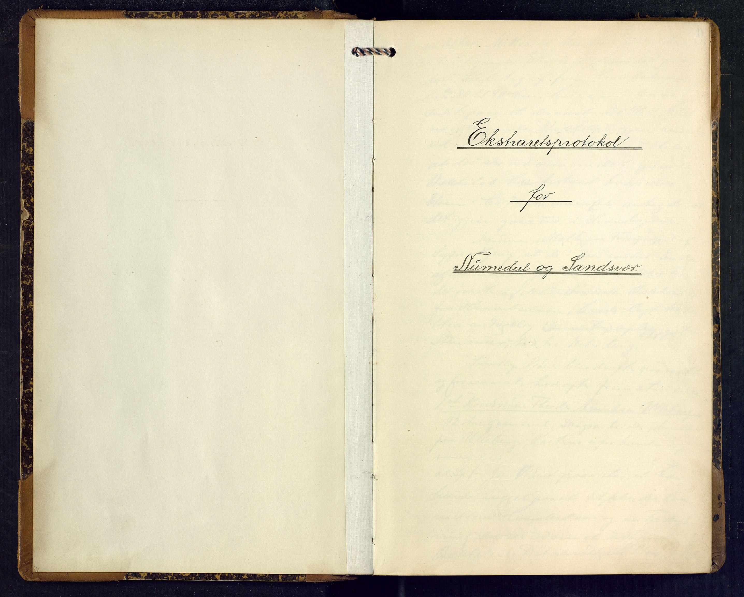 Numedal og Sandsvær sorenskriveri, SAKO/A-128/F/Fc/Fca/L0015: Ekstrarettsprotokoll, 1911-1914