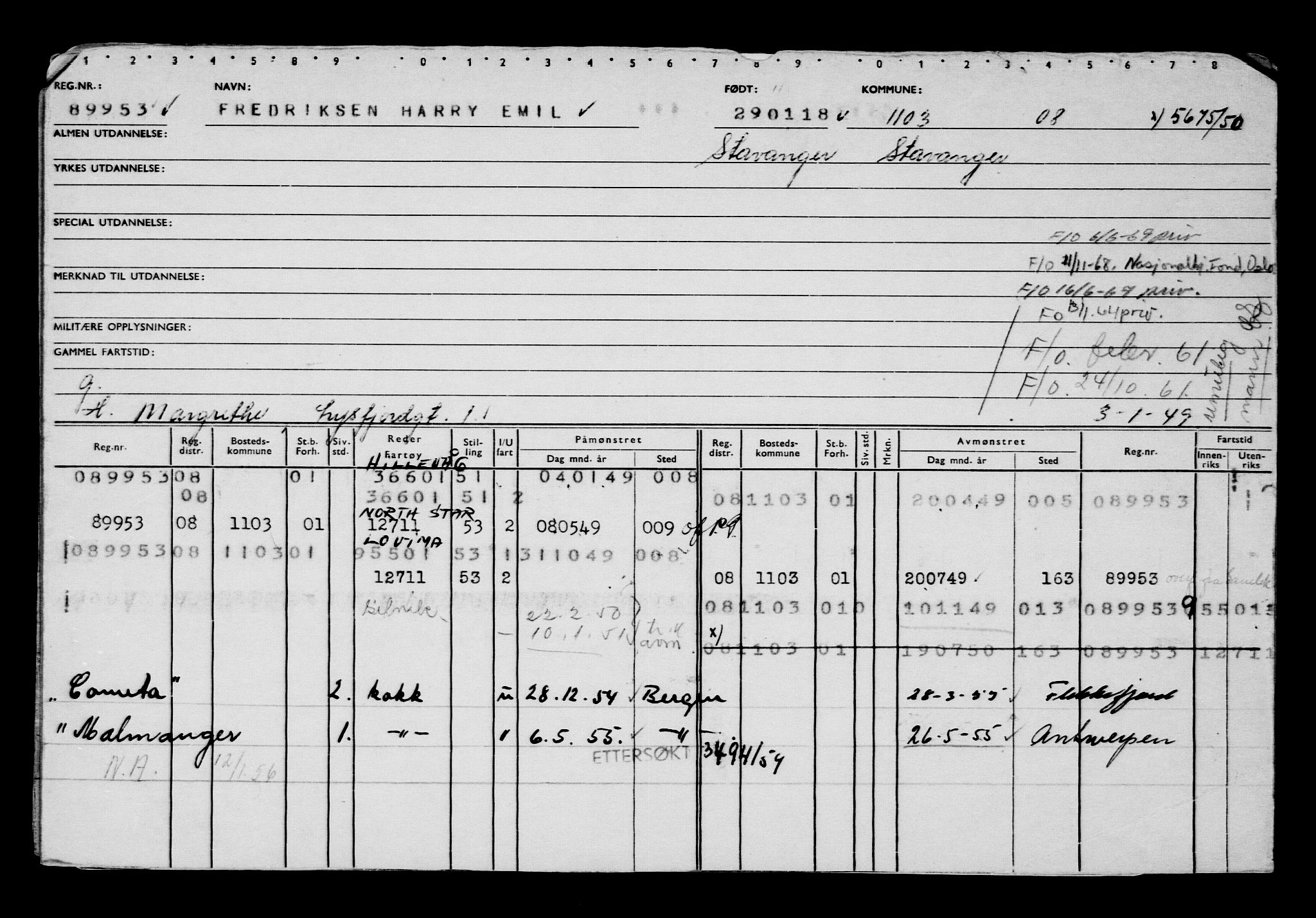 Direktoratet for sjømenn, AV/RA-S-3545/G/Gb/L0155: Hovedkort, 1918, p. 196