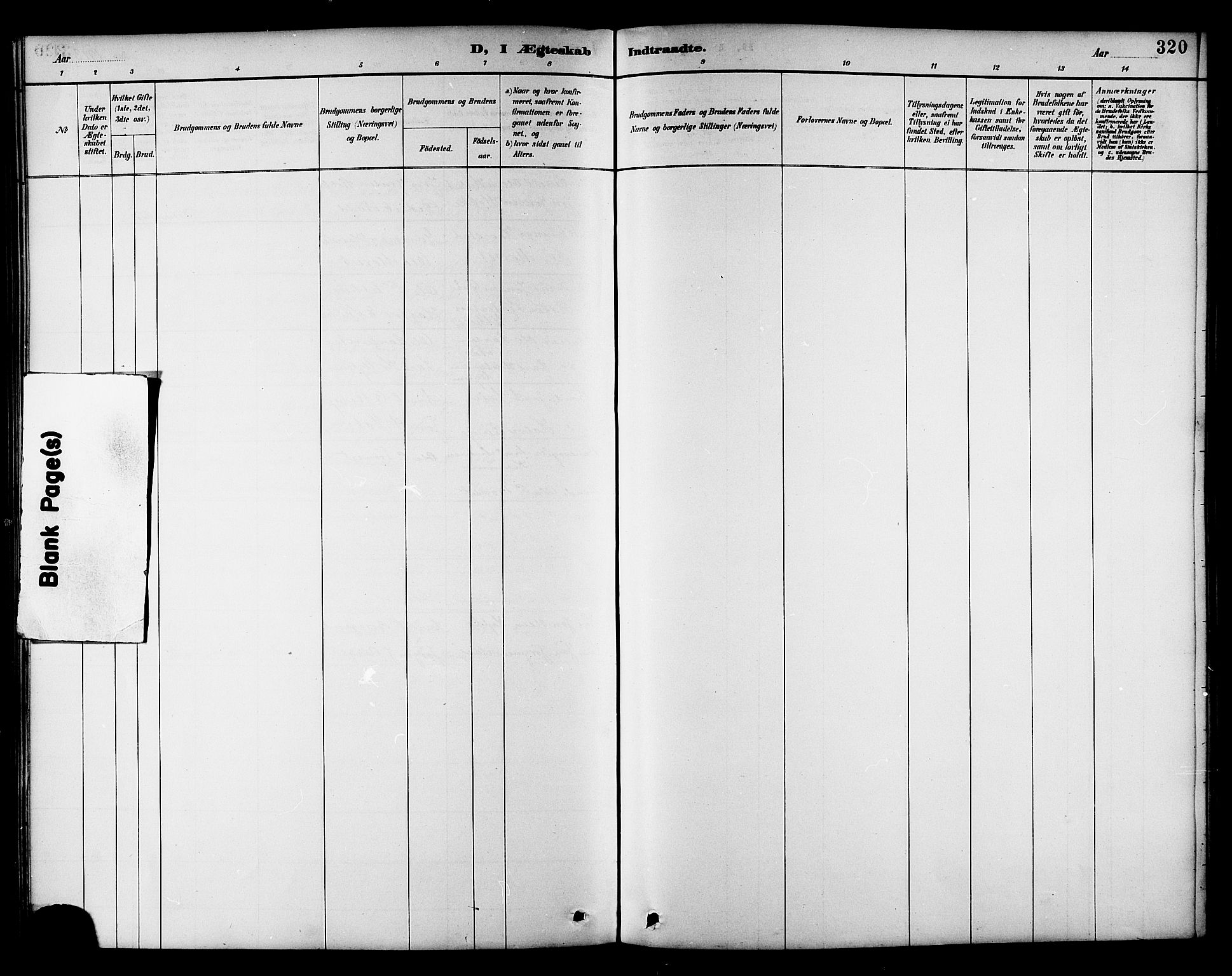 Ministerialprotokoller, klokkerbøker og fødselsregistre - Sør-Trøndelag, SAT/A-1456/695/L1157: Parish register (copy) no. 695C08, 1889-1913, p. 320
