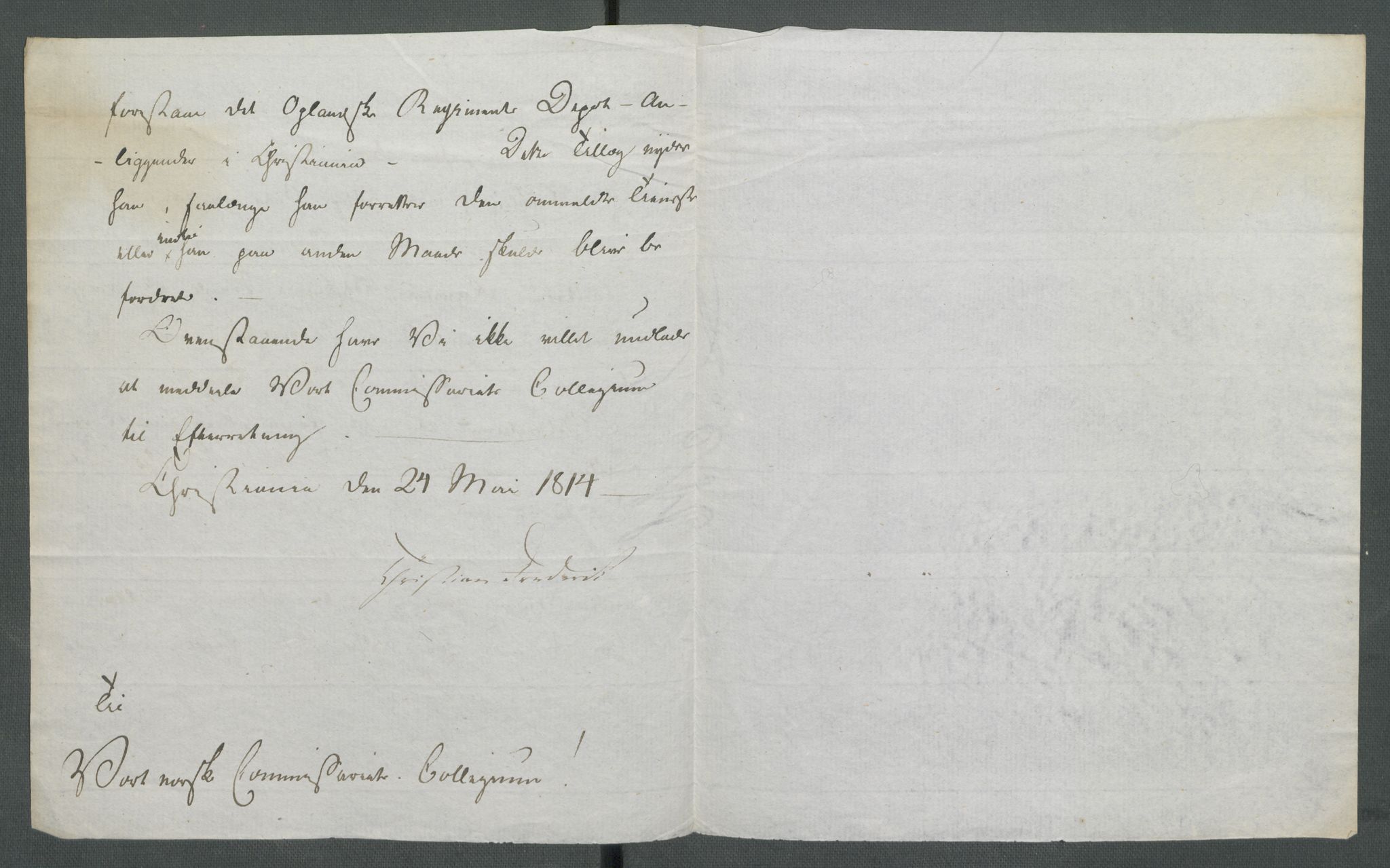 Forskjellige samlinger, Historisk-kronologisk samling, AV/RA-EA-4029/G/Ga/L0009A: Historisk-kronologisk samling. Dokumenter fra januar og ut september 1814. , 1814, p. 134